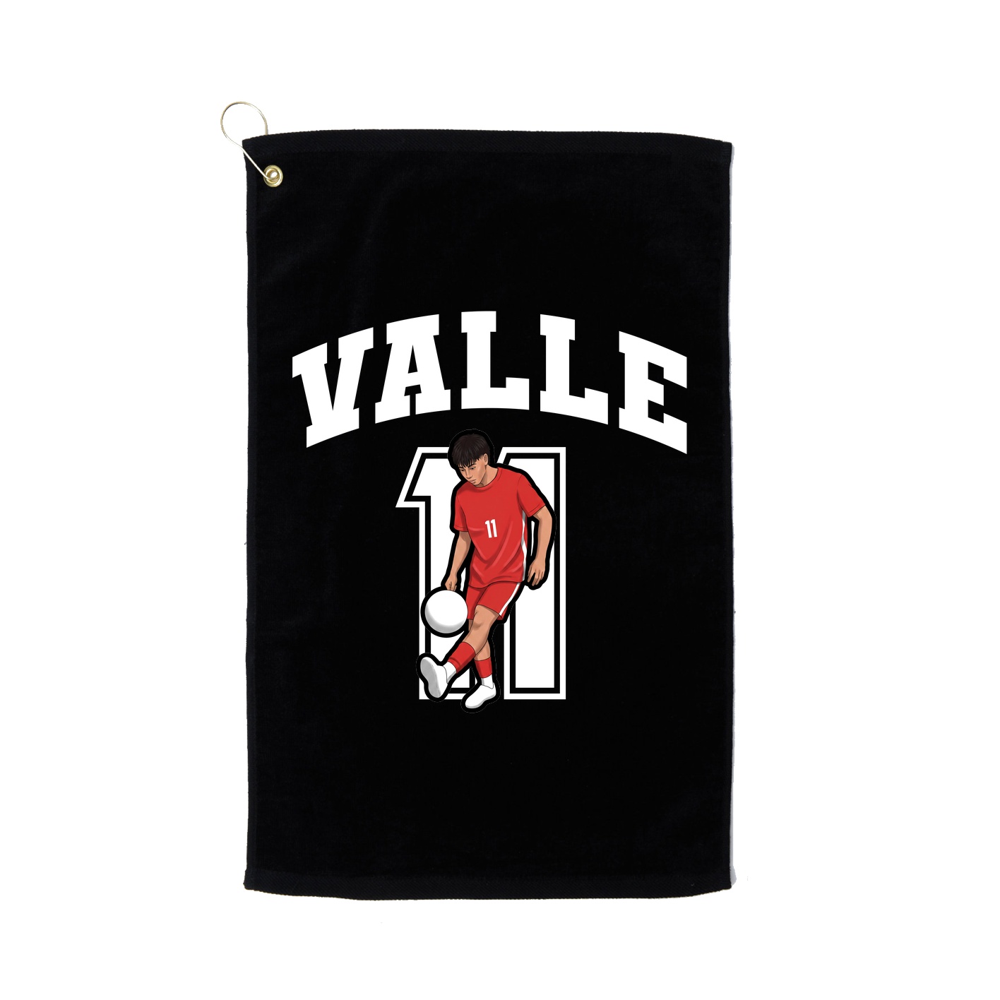 Golf Towel — Number in Black