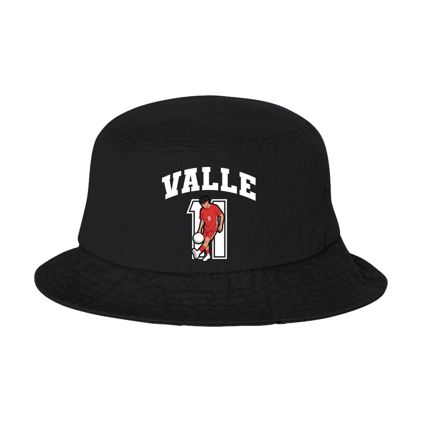 Bucket Cap — Number in Black