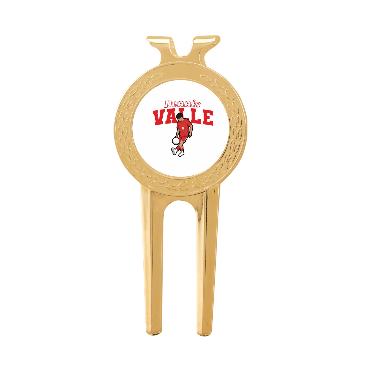 Divot Tool with Ball Marker — Name Arch in Classic