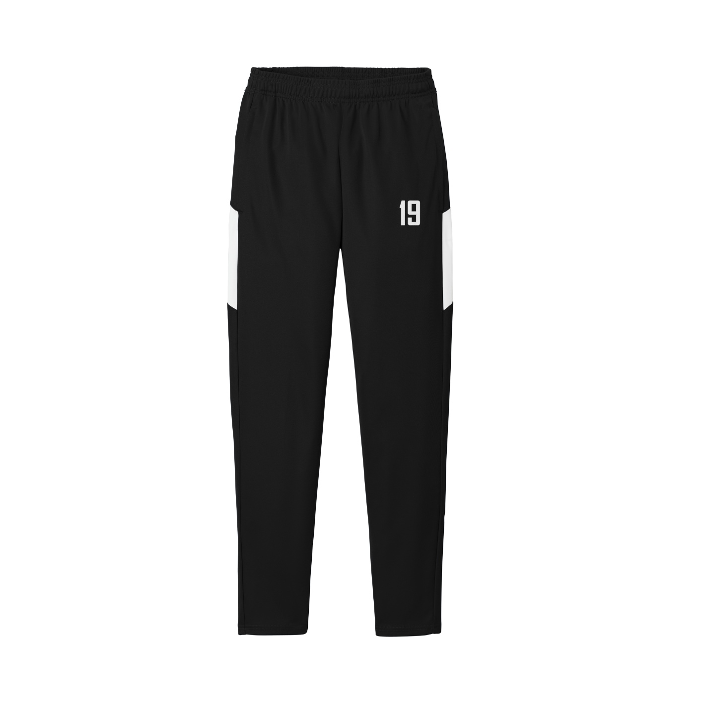 Team Travel Pant — Front Shirsy in Black/White