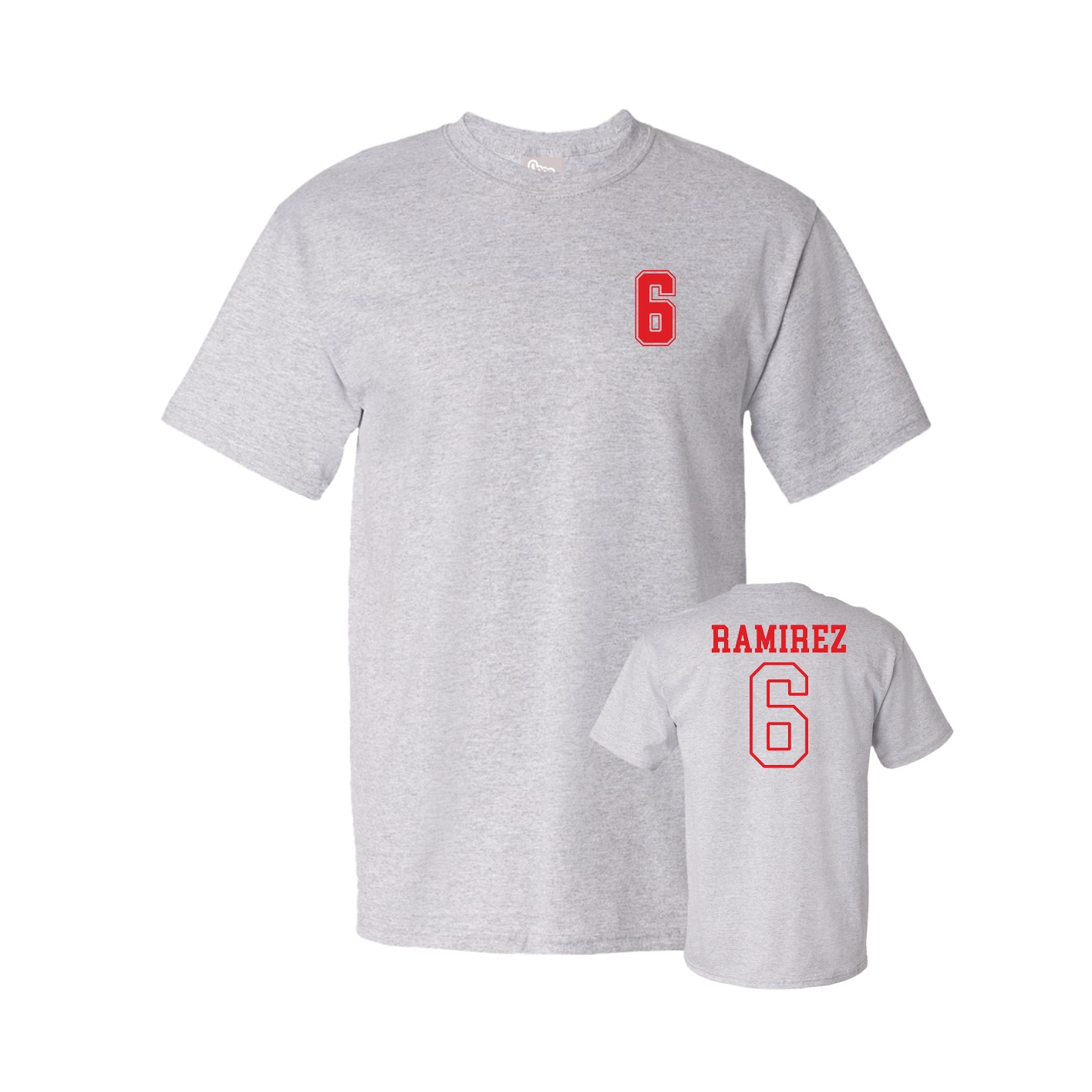 Tee — Chest Back in Grey