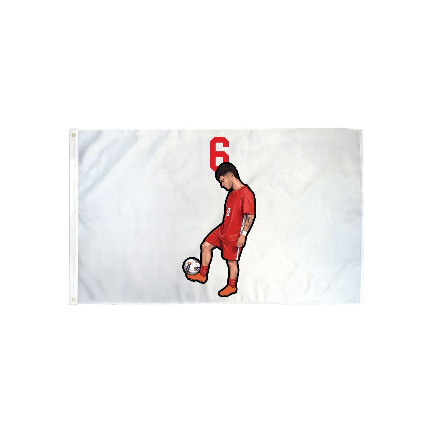 3x5 Flag — Number Top in Classic