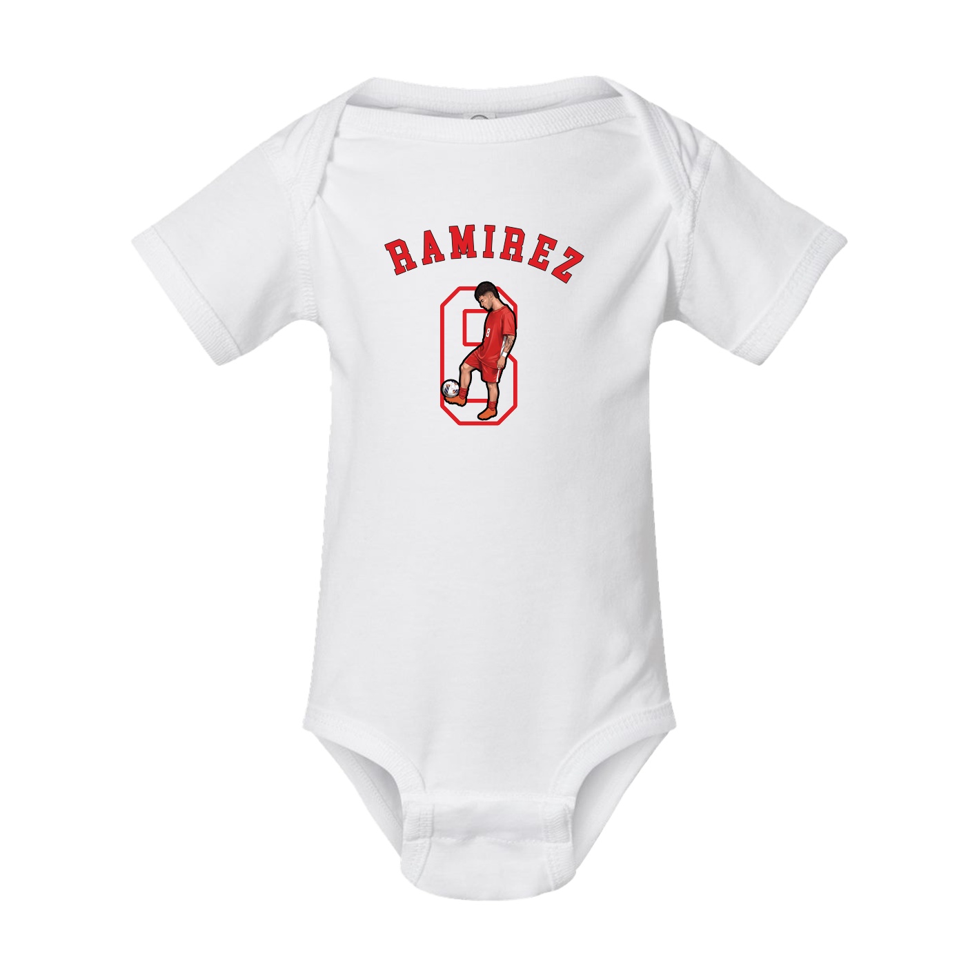 Baby Onesie — Shirsey Arch in White