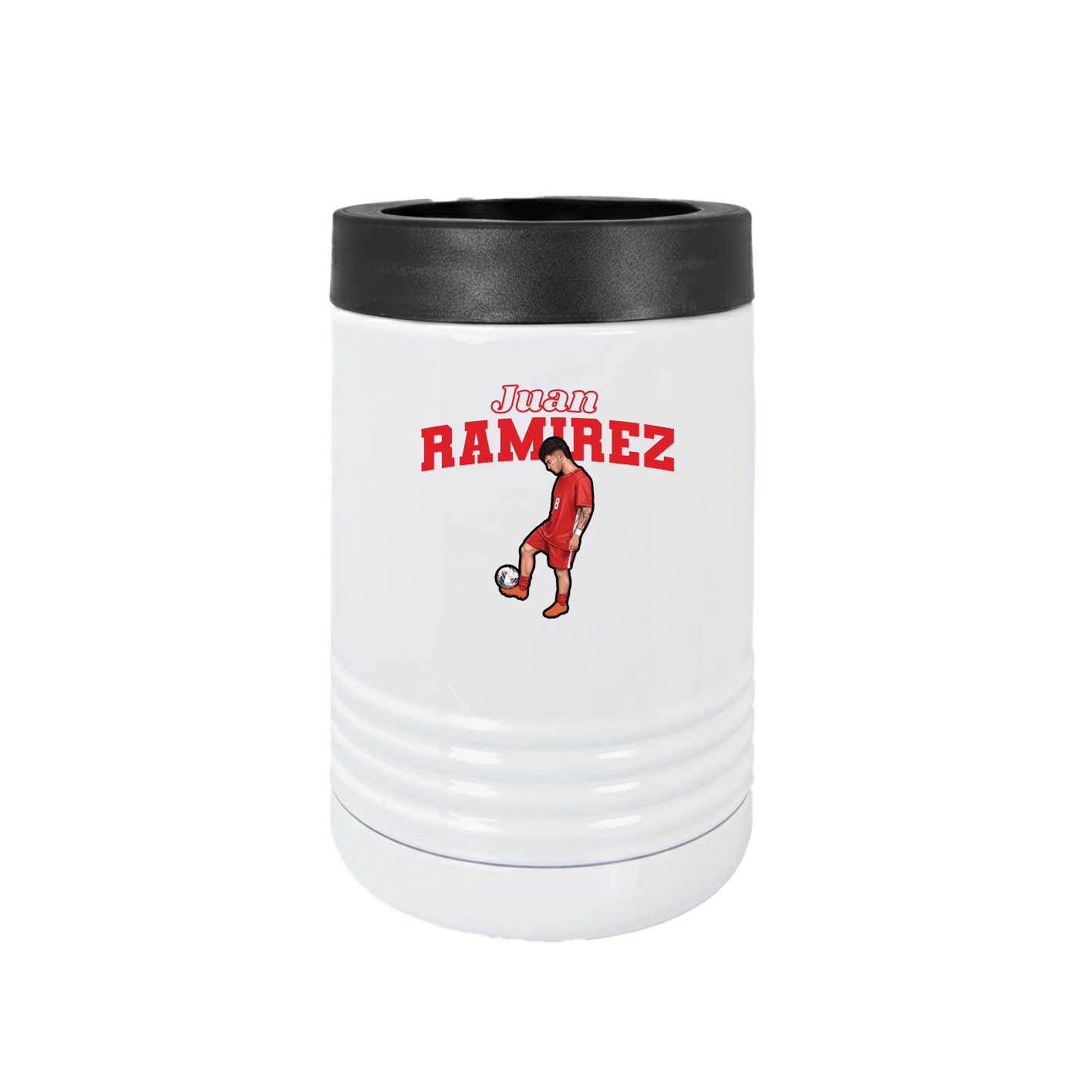 Beverage Holder — Name Arch in White