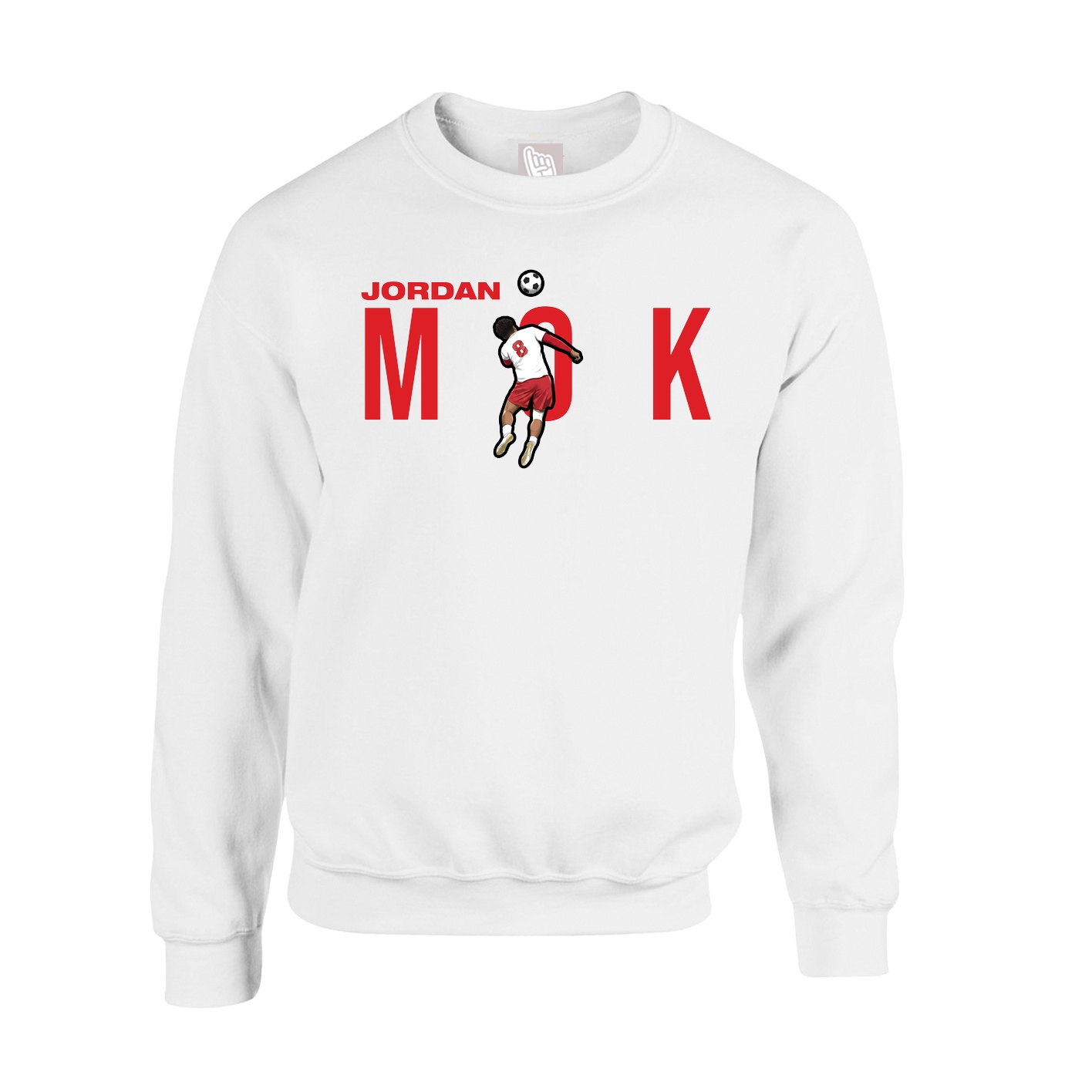Fleece Crew — Player Name in White