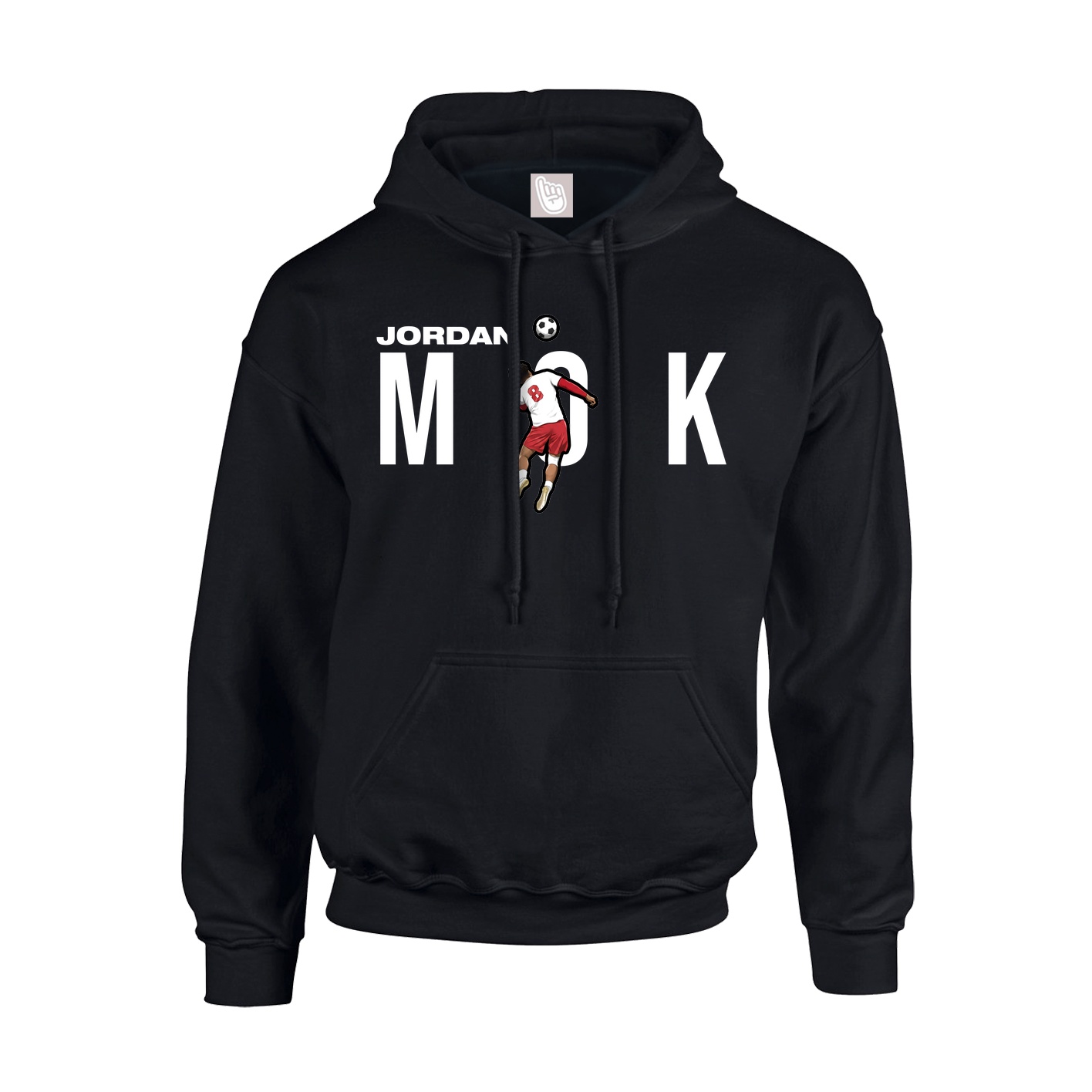 Youth Hoodie — Player Name in Black