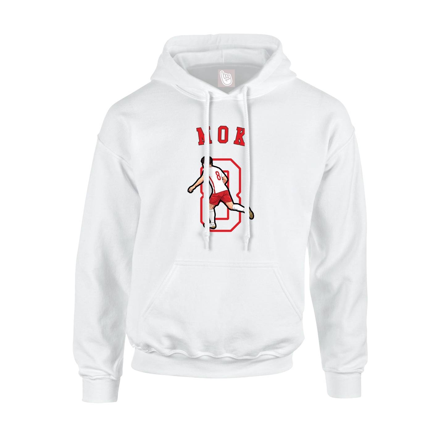 Youth Hoodie — Shirsey Arch in White