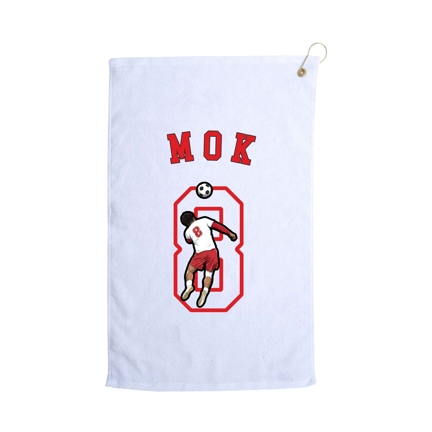 Golf Towel — Shirsey Arch in White