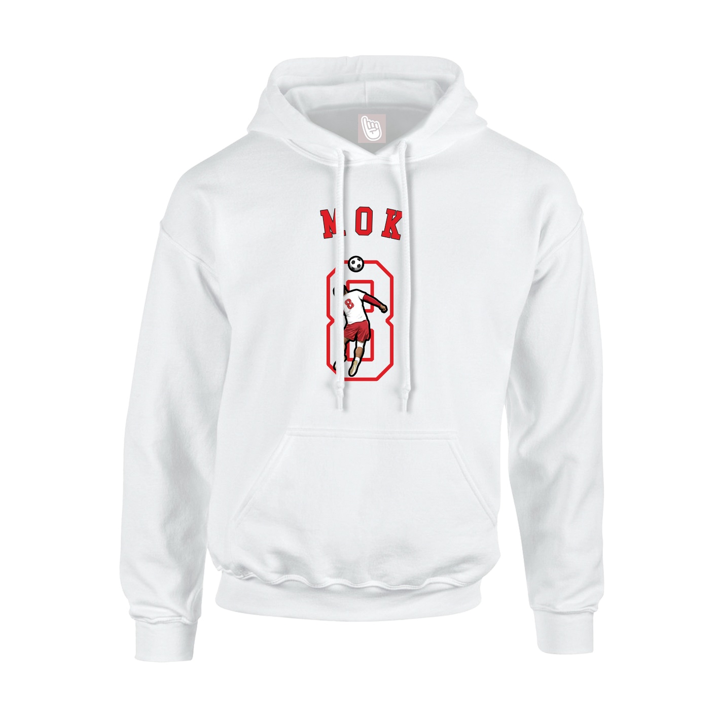 Hoodie — Shirsey Arch in White
