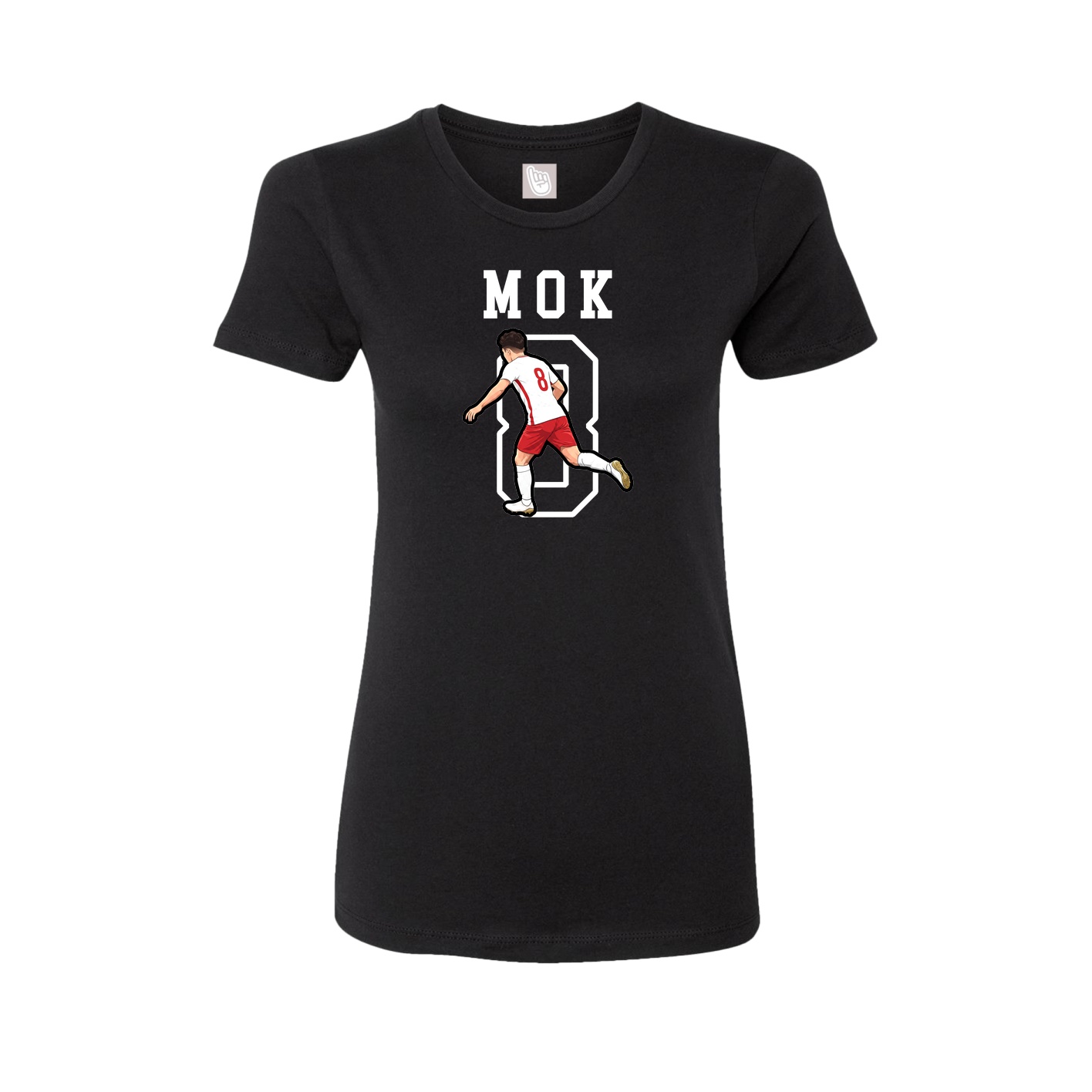 Fitted Women's Tee — Shirsey in Black