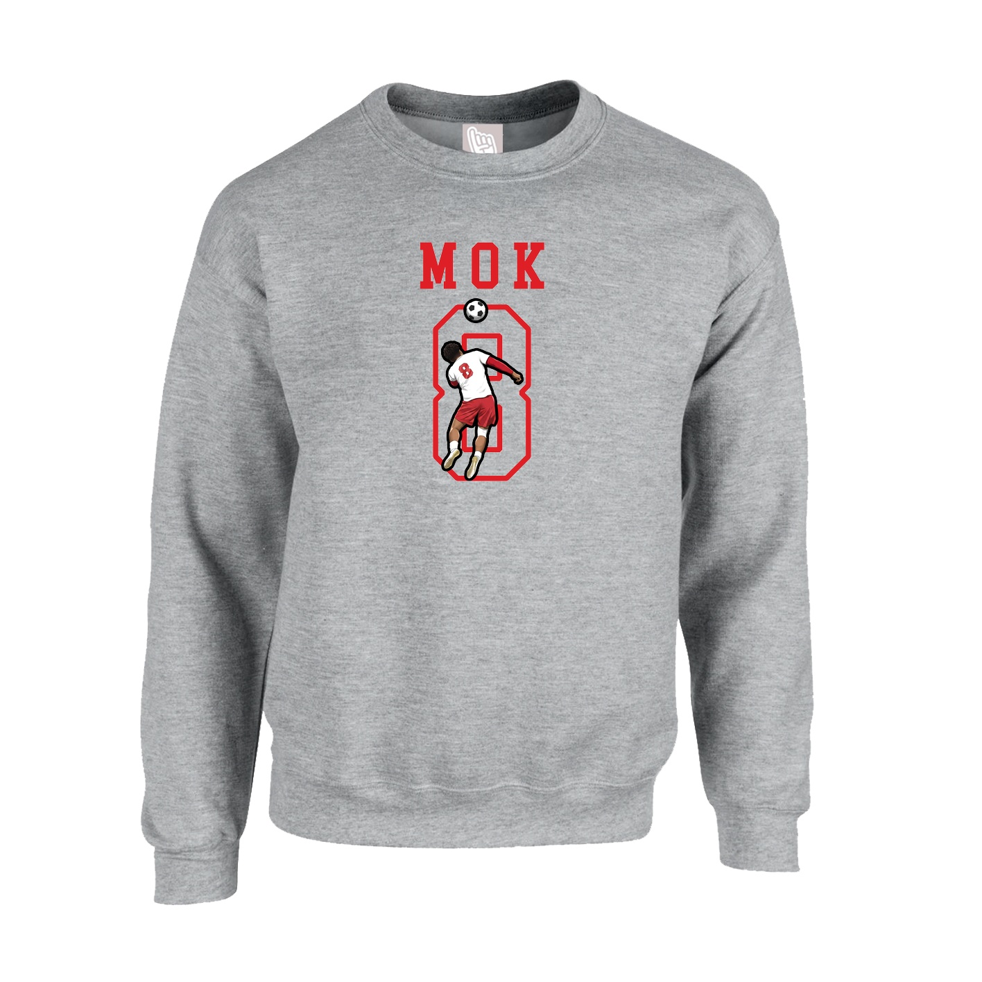 Fleece Crew — Shirsey in Grey