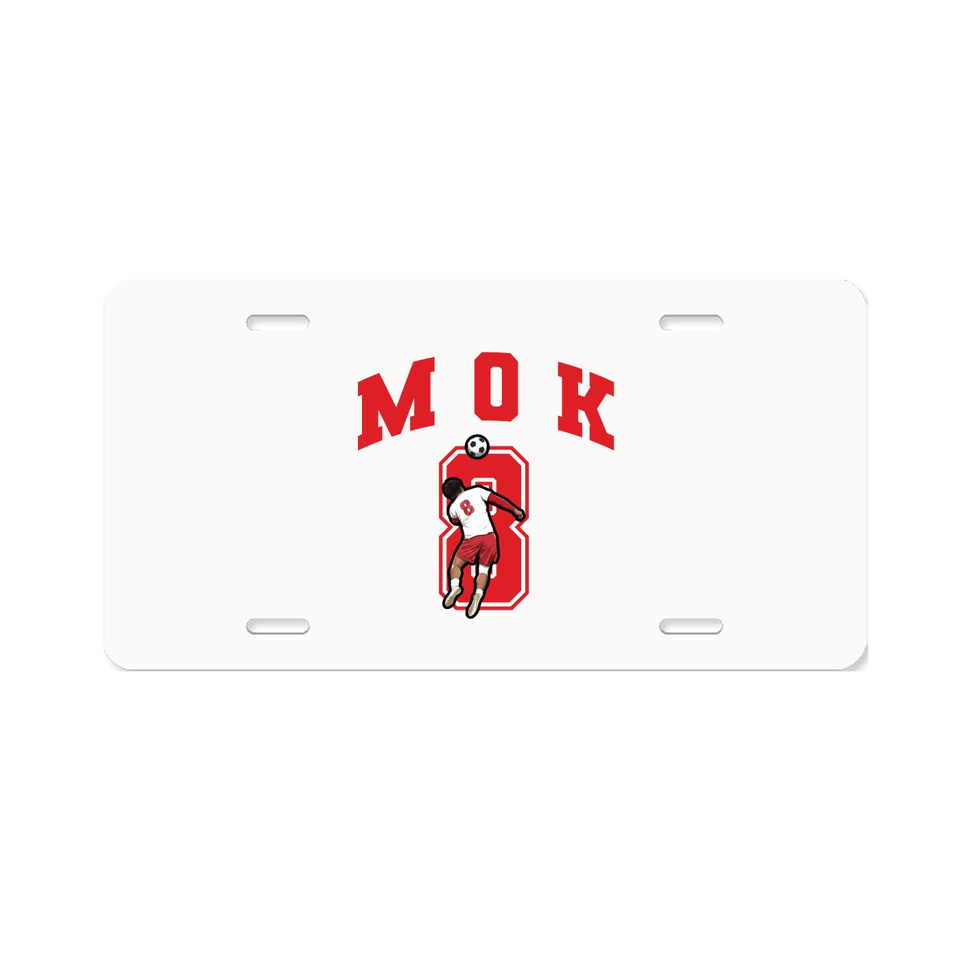 License Plate — Number in Classic