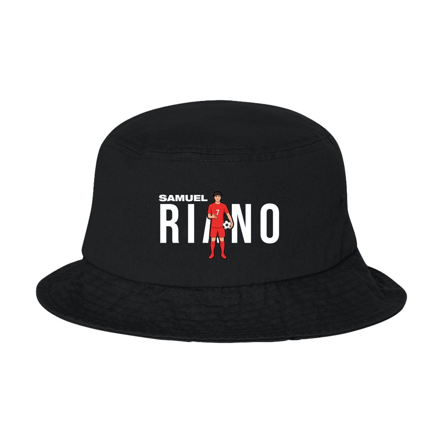 Bucket Cap — Player Name in Black
