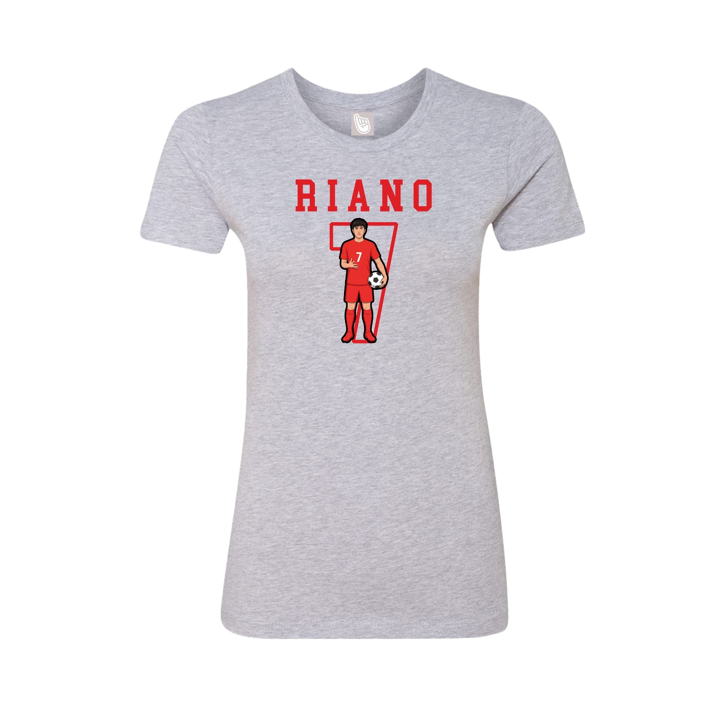 Fitted Women's Tee — Shirsey in Grey