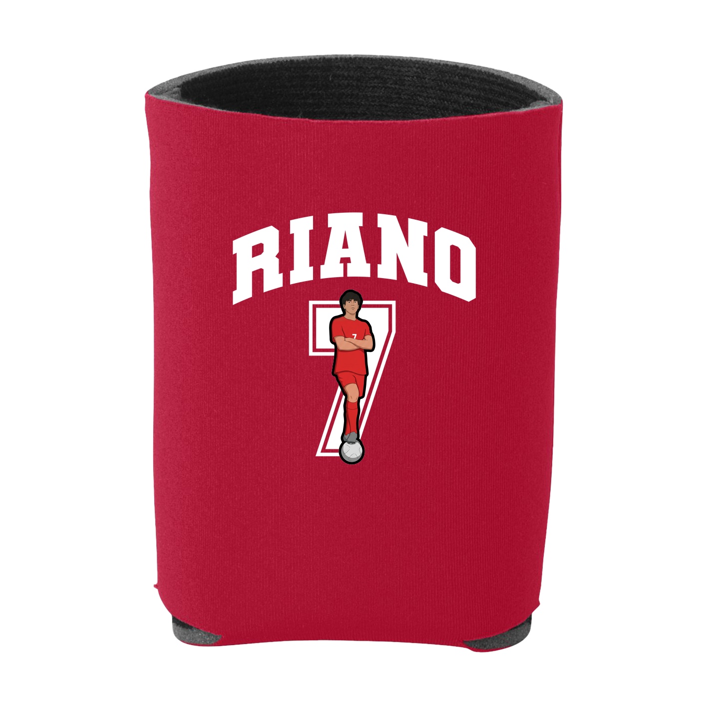 Can Holder — Number in Red