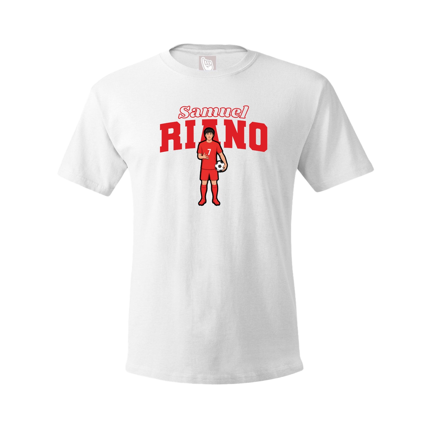 Tee — Name Arch in White