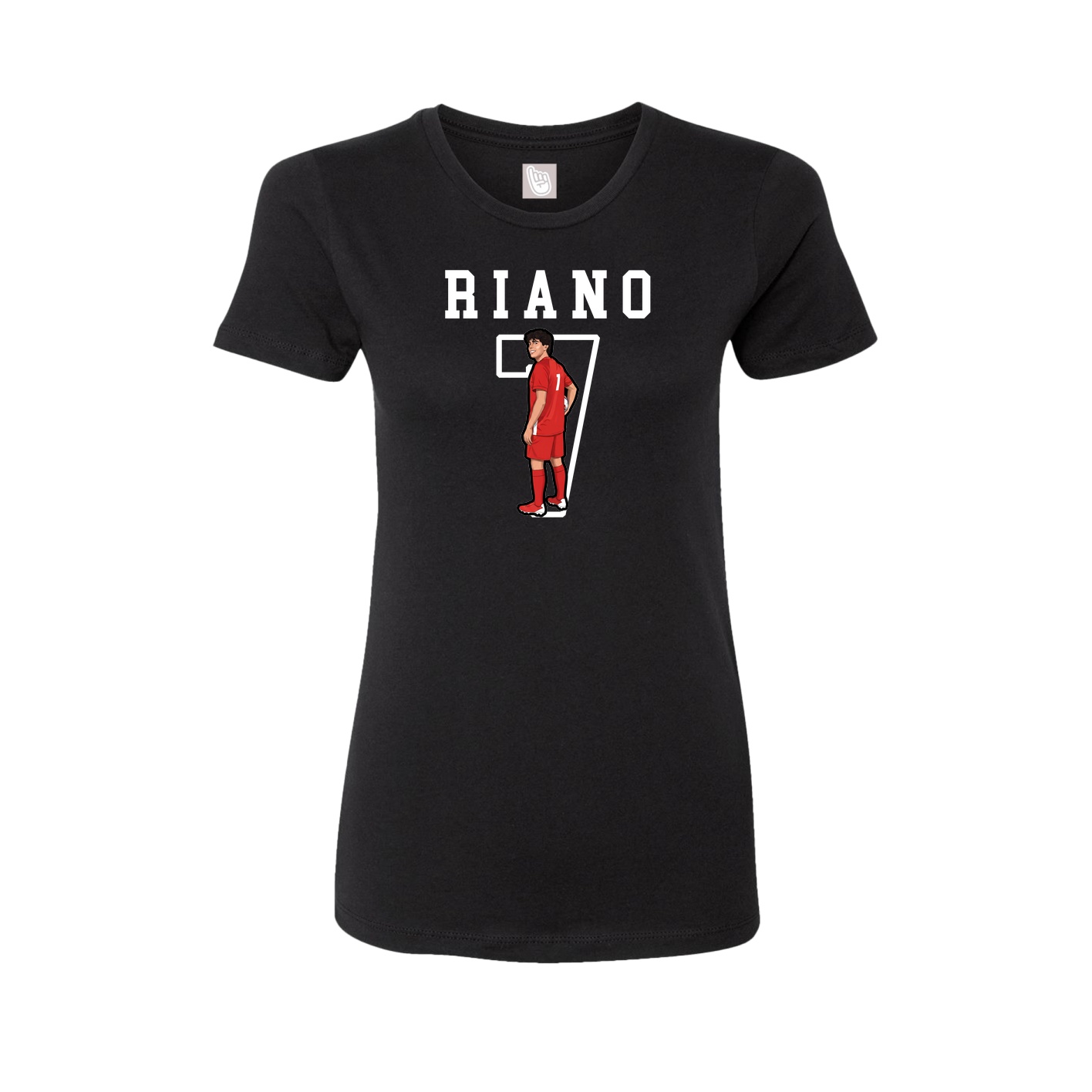 Fitted Women's Tee — Shirsey in Black