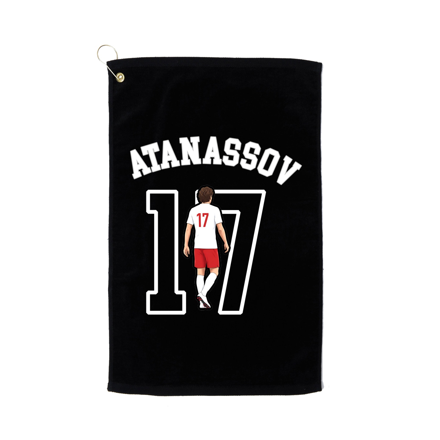 Golf Towel — Shirsey Arch in Black