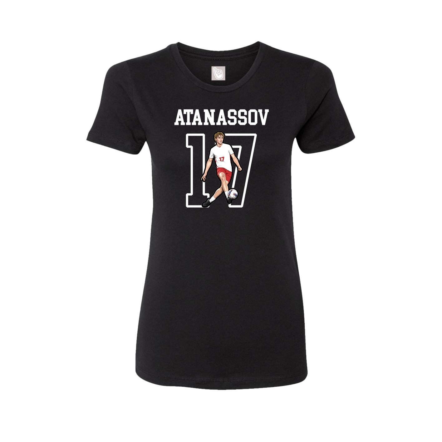 Fitted Women's Tee — Shirsey in Black