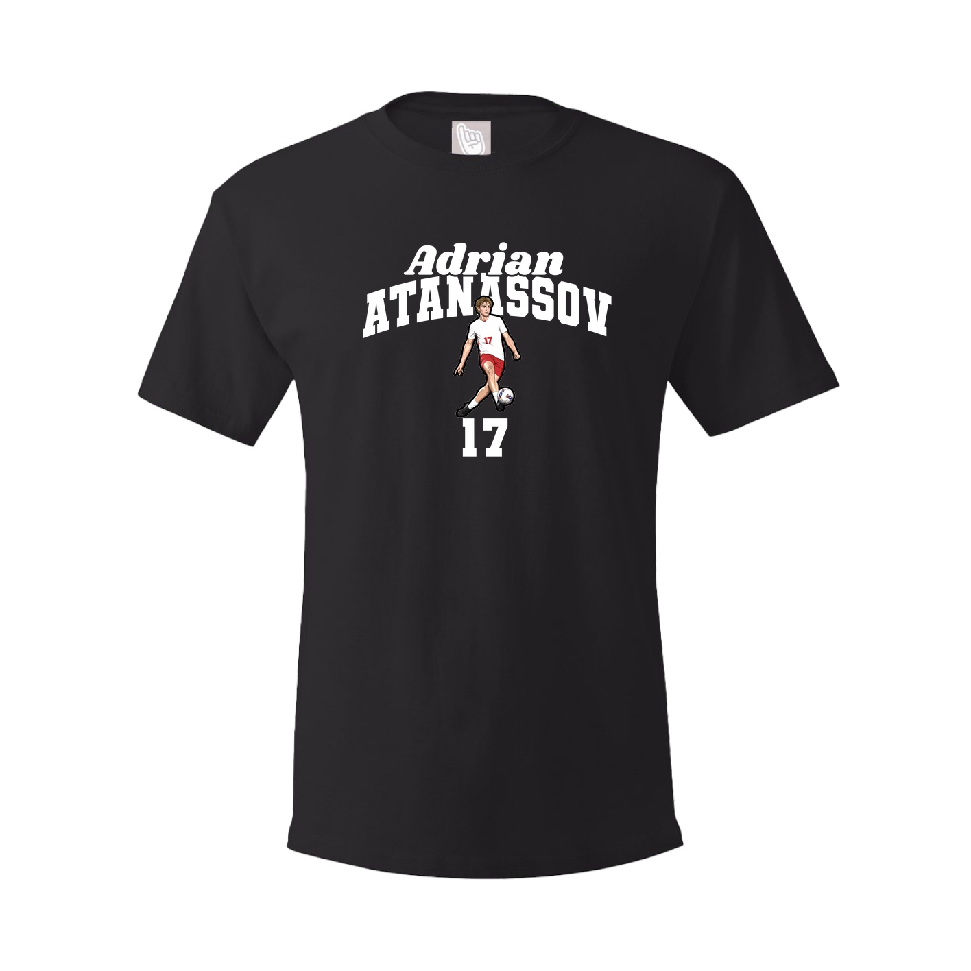 Youth Tee — Signature Arch in Black