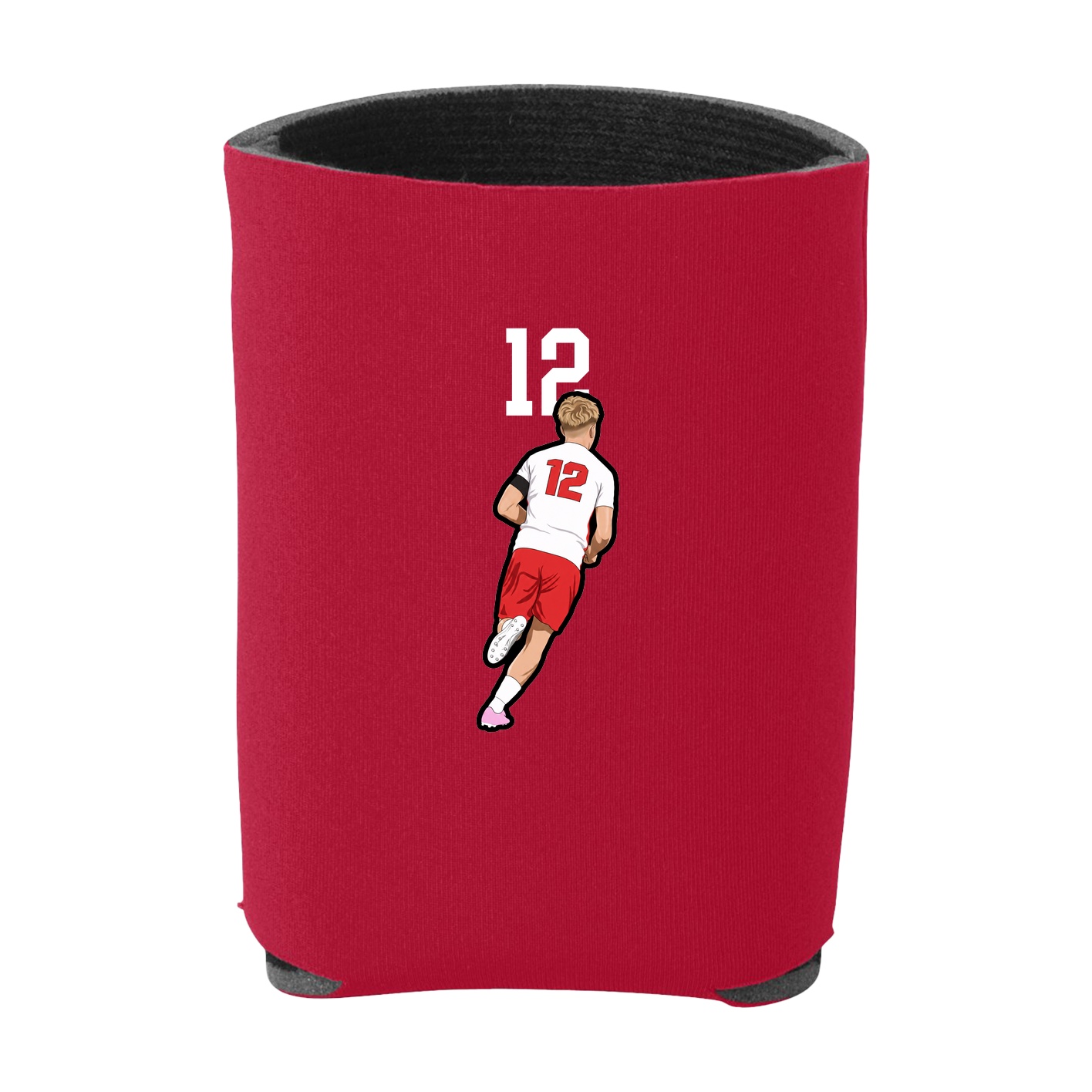 Can Holder — Number Top in Red
