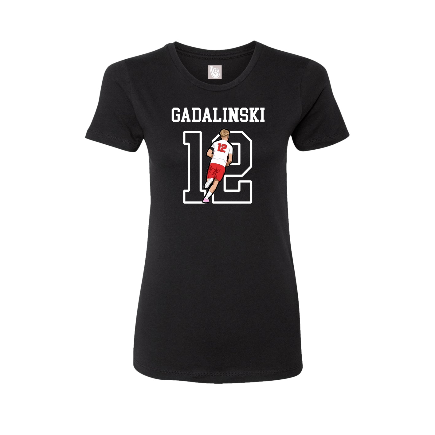Fitted Women's Tee — Shirsey in Black