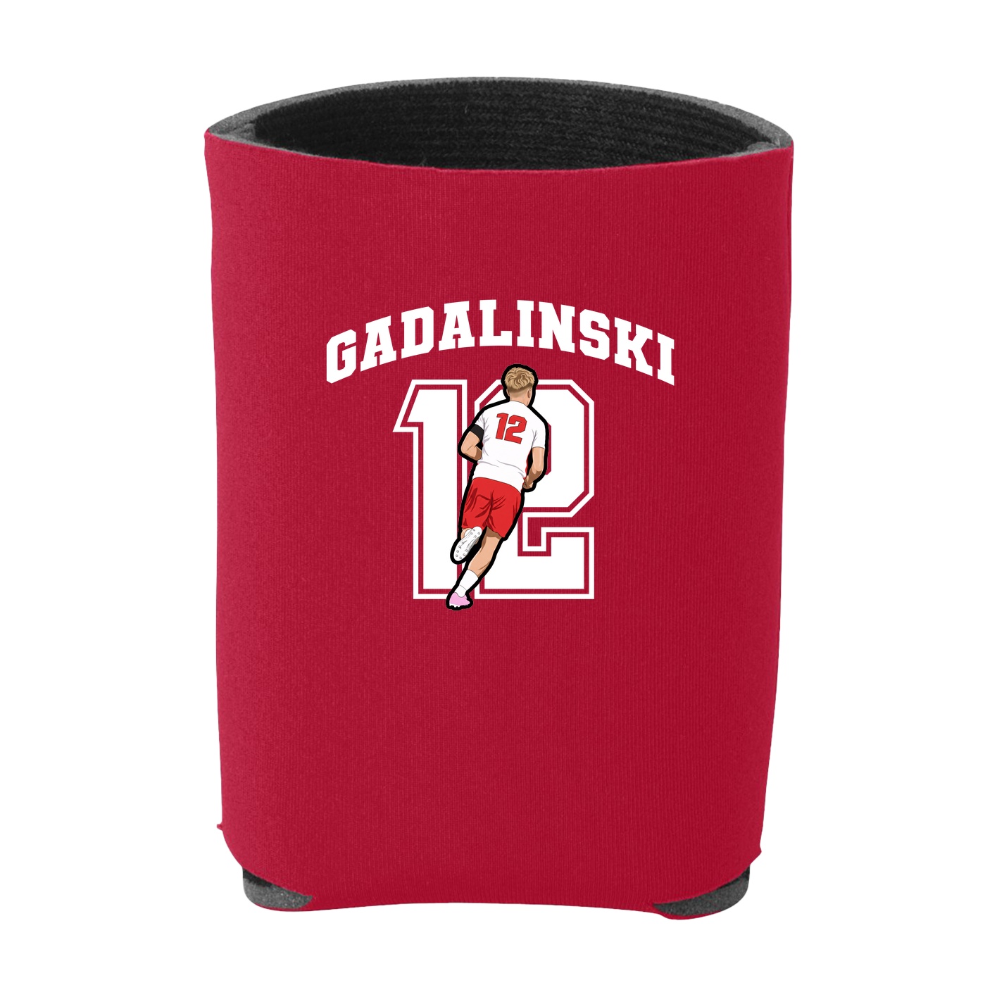 Can Holder — Number in Red