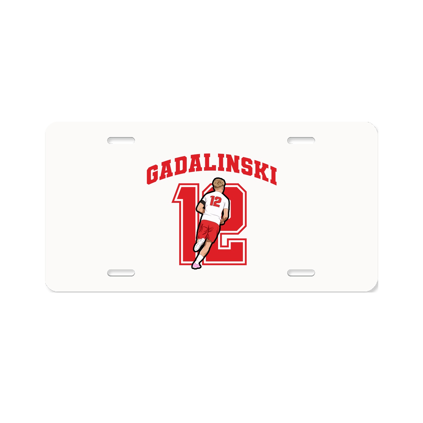 License Plate — Number in Classic