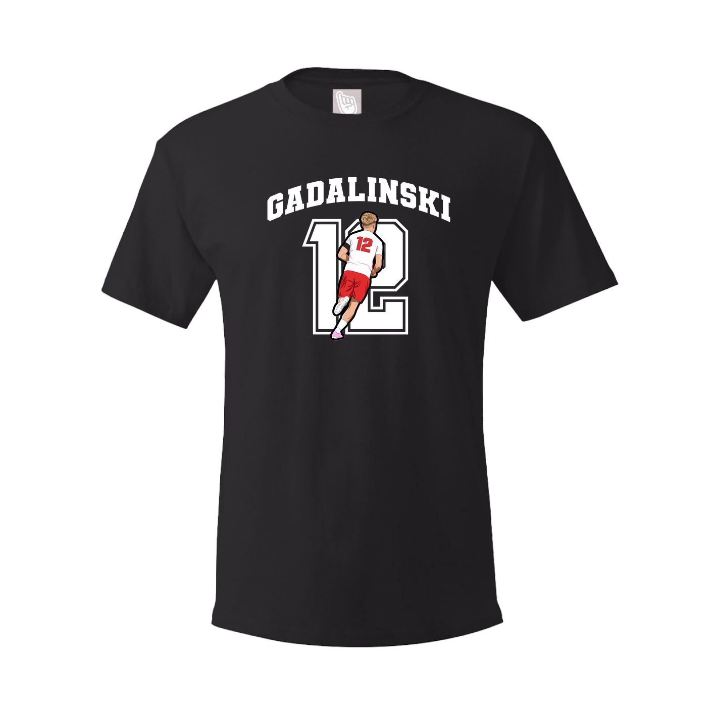 Youth Tee — Number in Black