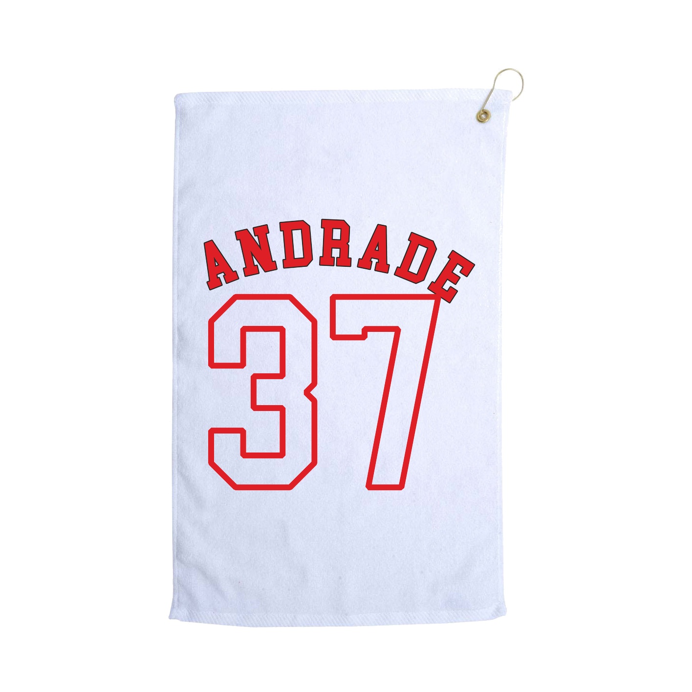 Golf Towel — Shirsey Arch in White