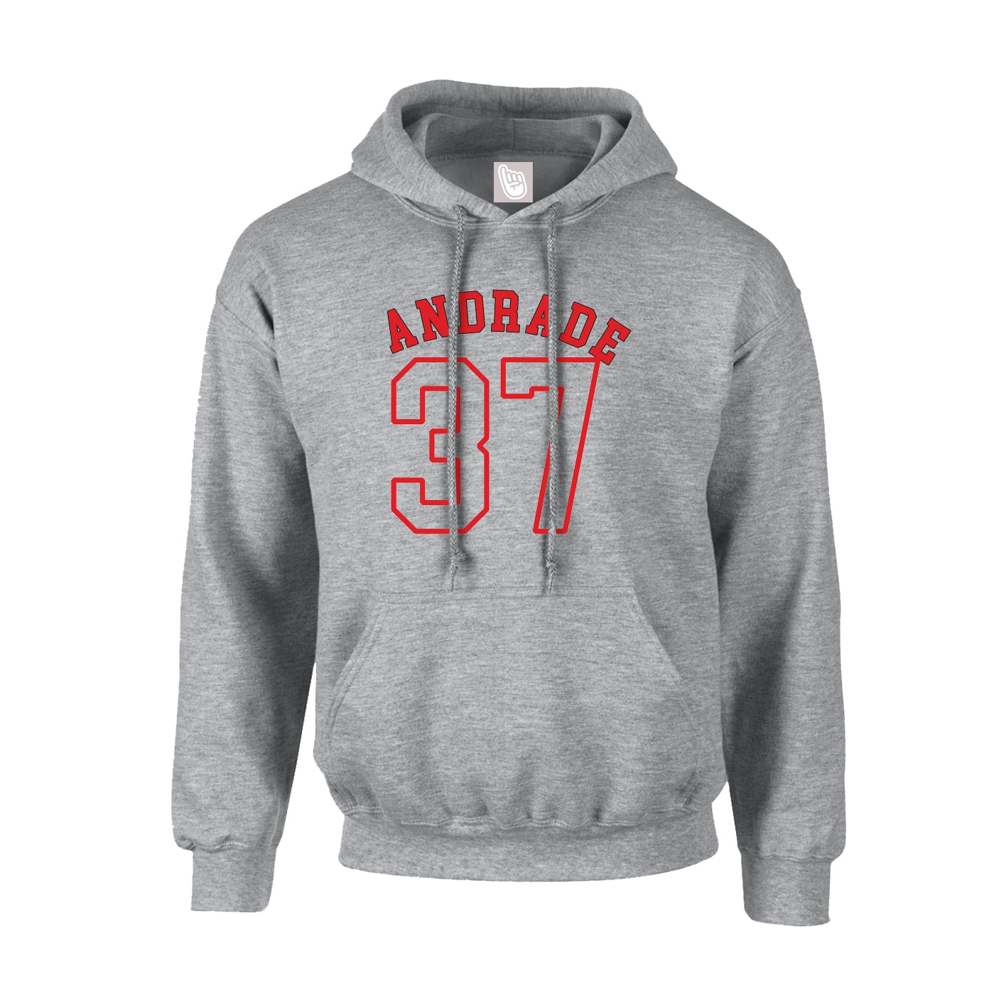 Youth Hoodie — Shirsey Arch in Grey