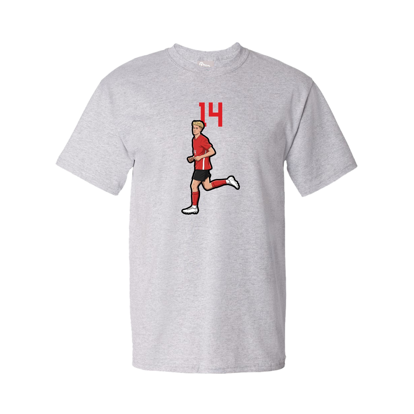 Tee — Number Top in Grey