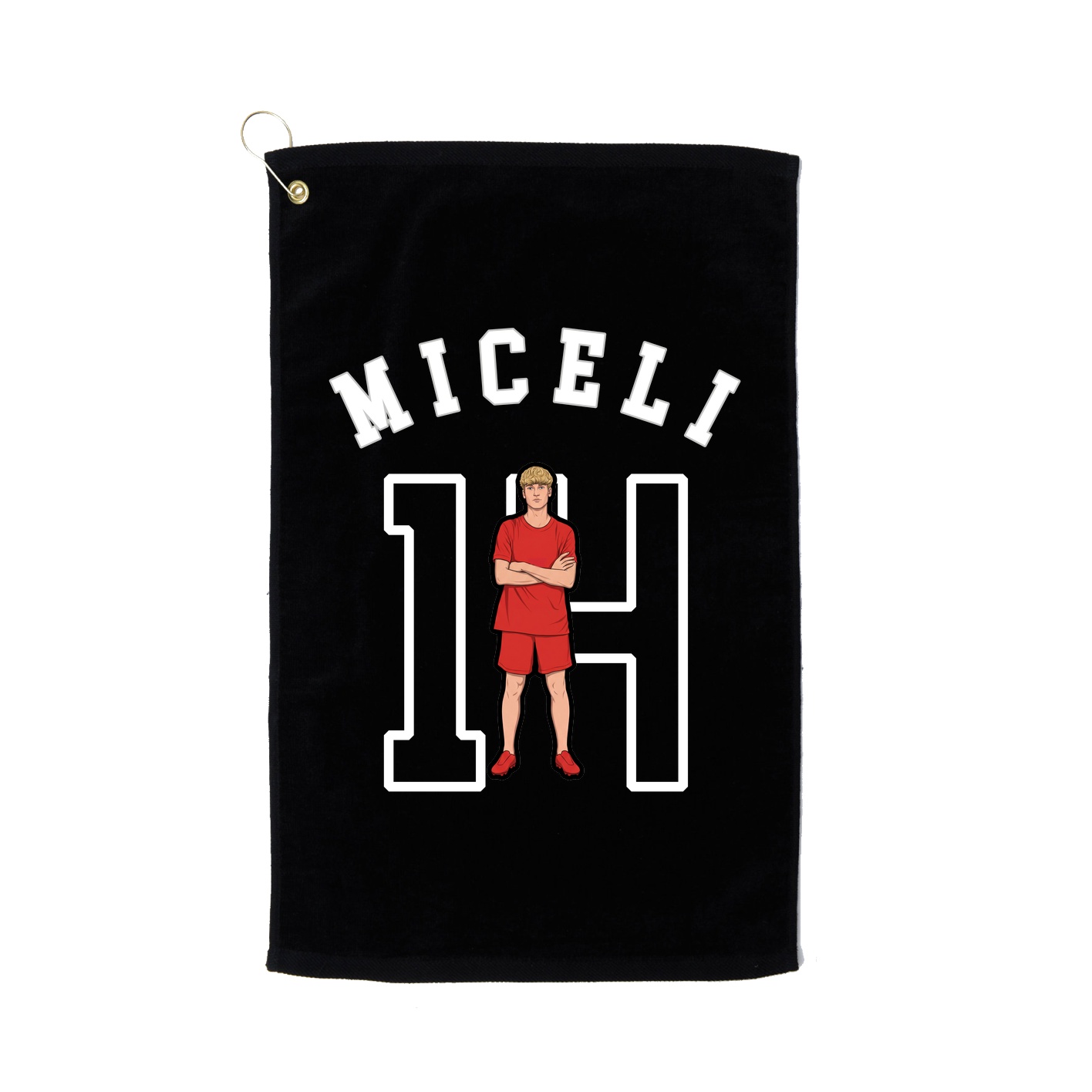 Golf Towel — Shirsey Arch in Black