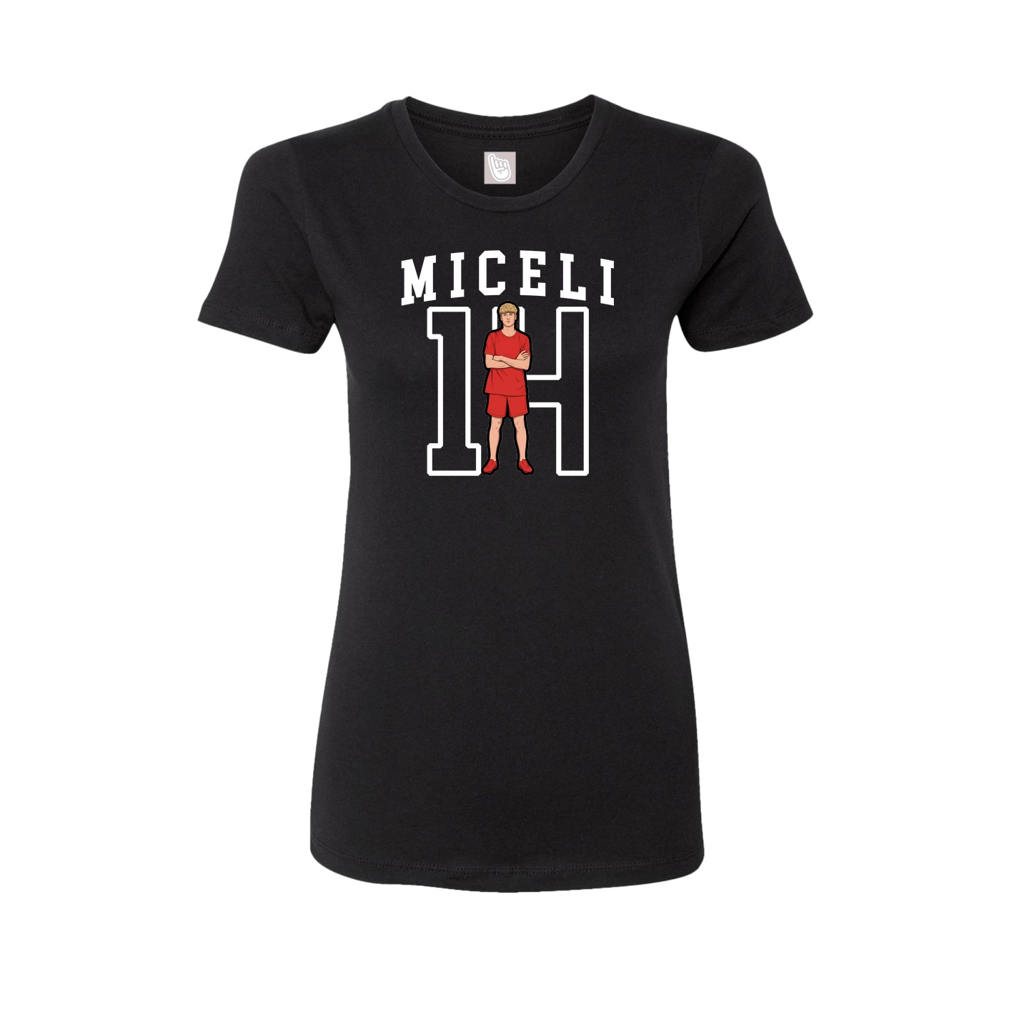 Fitted Women's Tee — Shirsey in Black