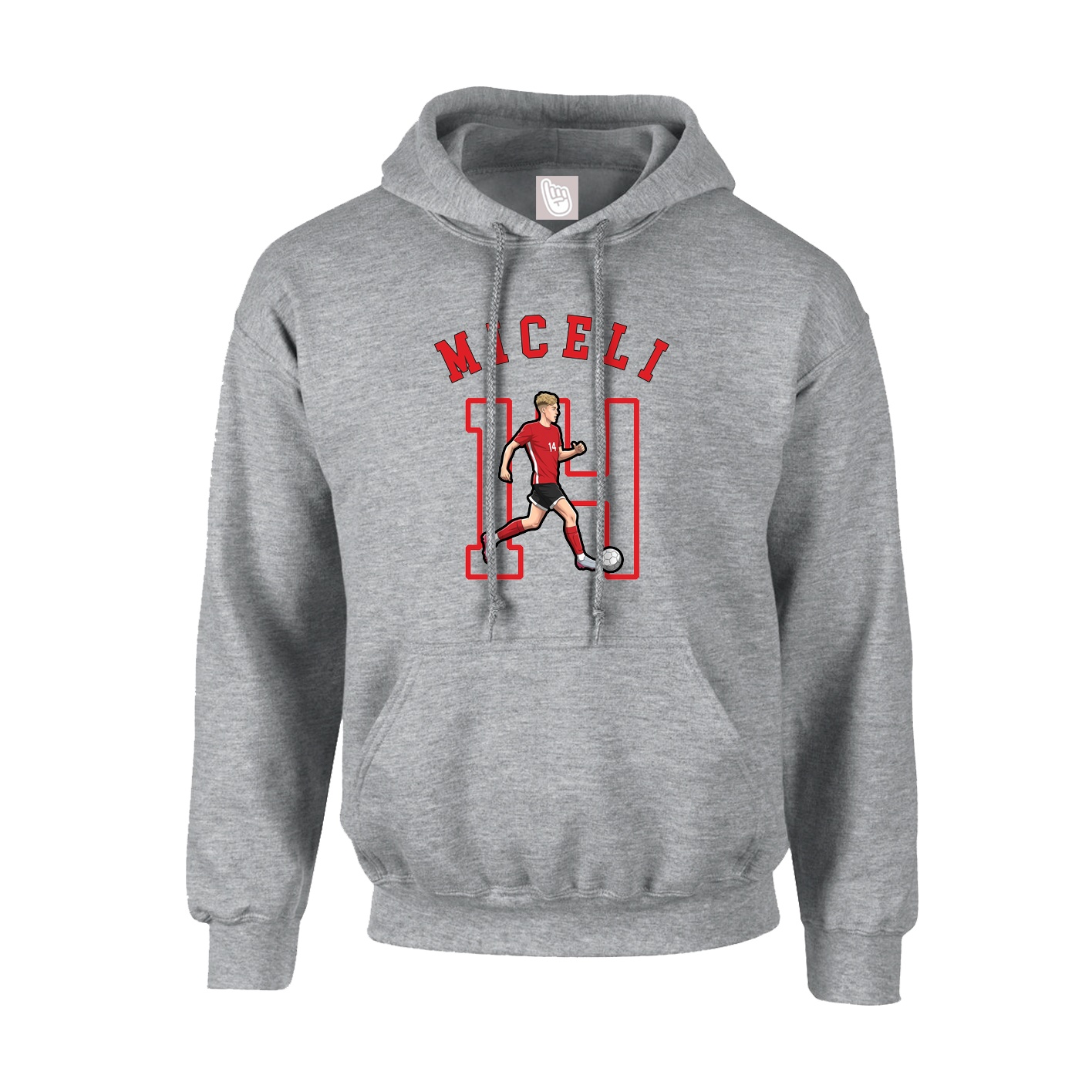 Youth Hoodie — Shirsey Arch in Grey