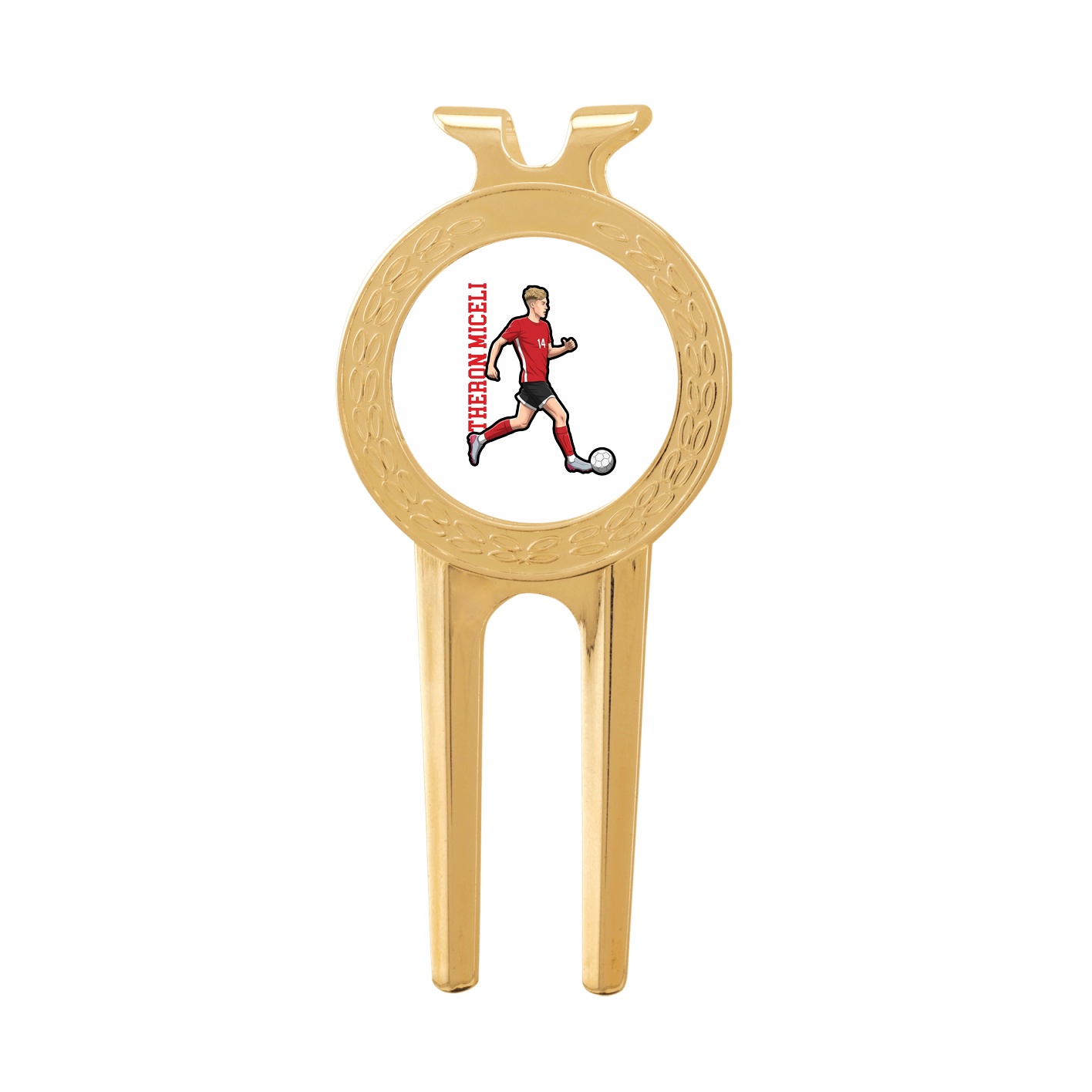 Divot Tool with Ball Marker — Name Vertical in Classic