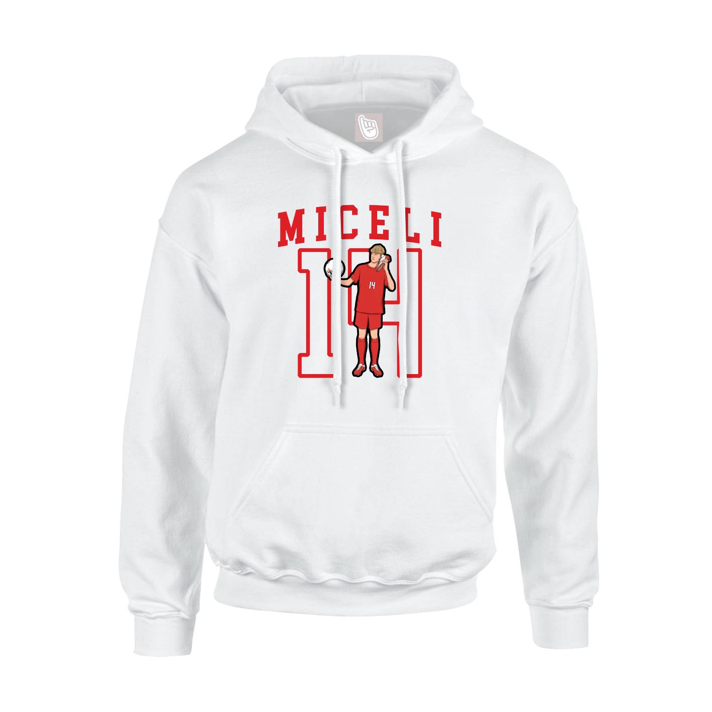 Hoodie — Shirsey in White