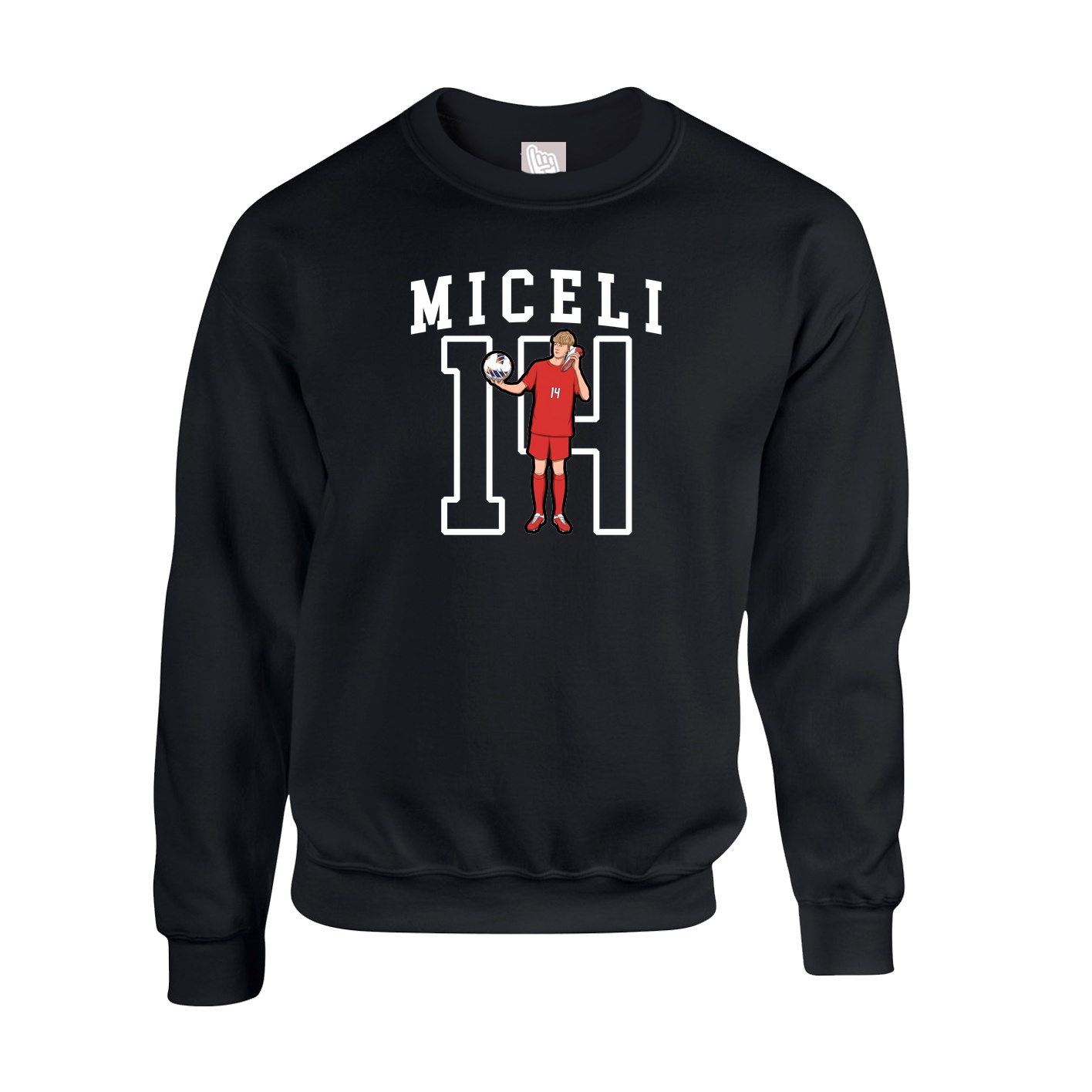Fleece Crew — Shirsey in Black