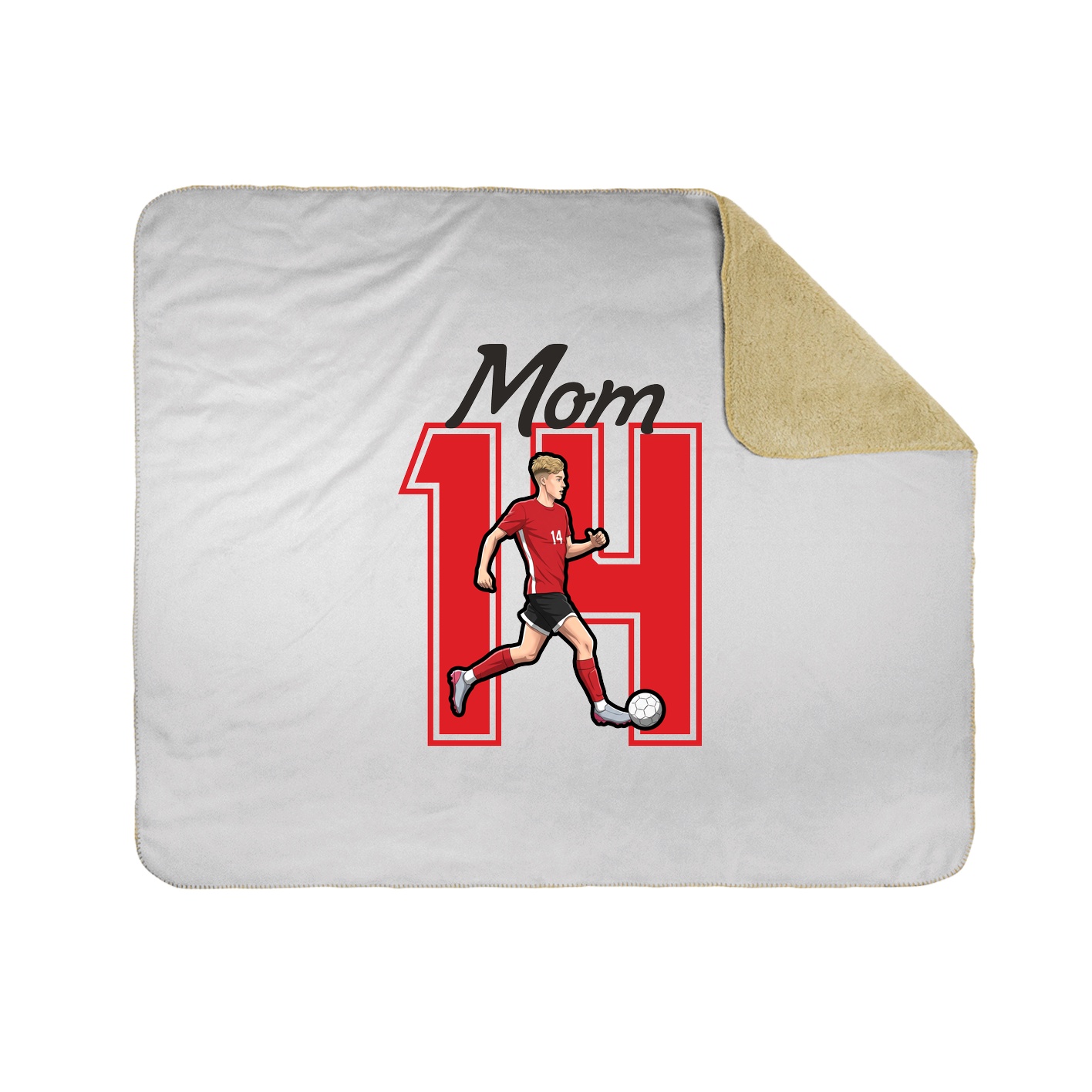 Throw Blanket — Mothers Day Shirsey in White