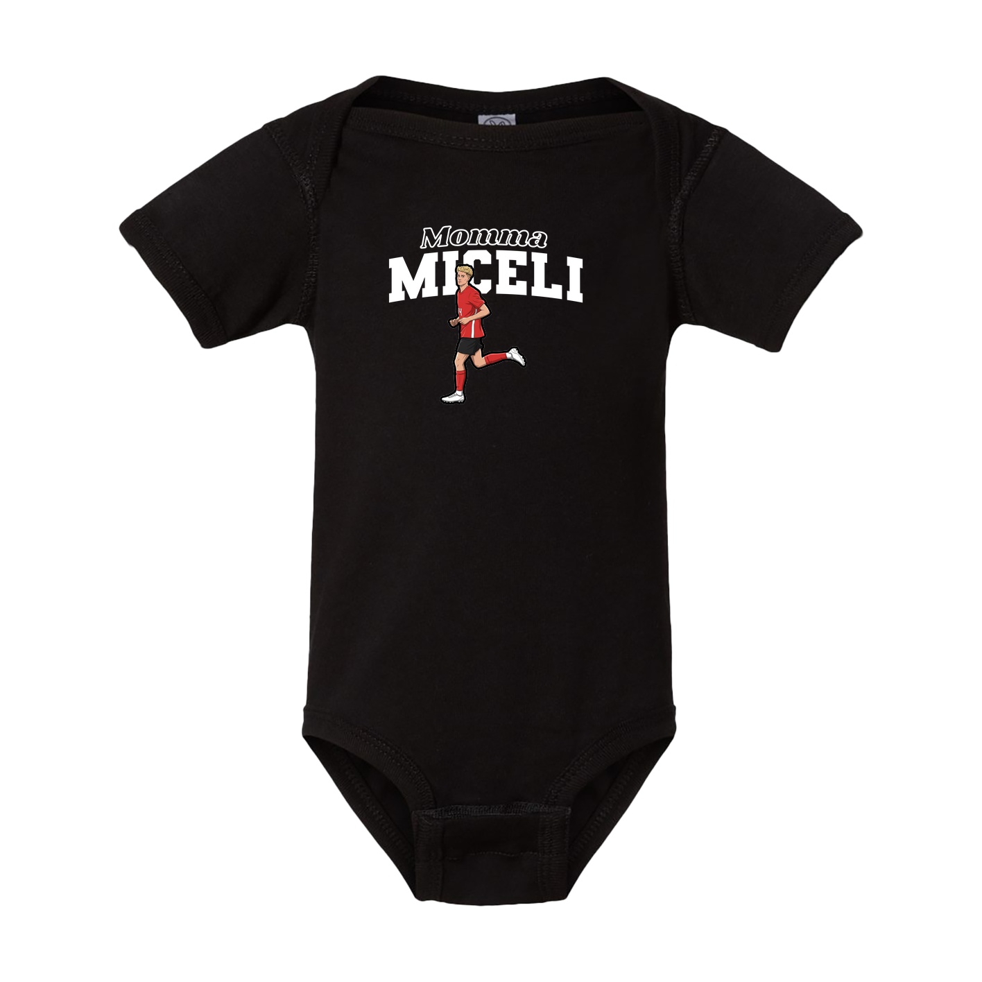 Baby Onesie — Mothers Day Block in Black