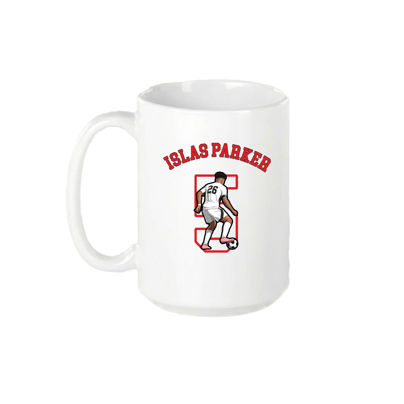 15oz Coffee Mug — Shirsey Arch in White