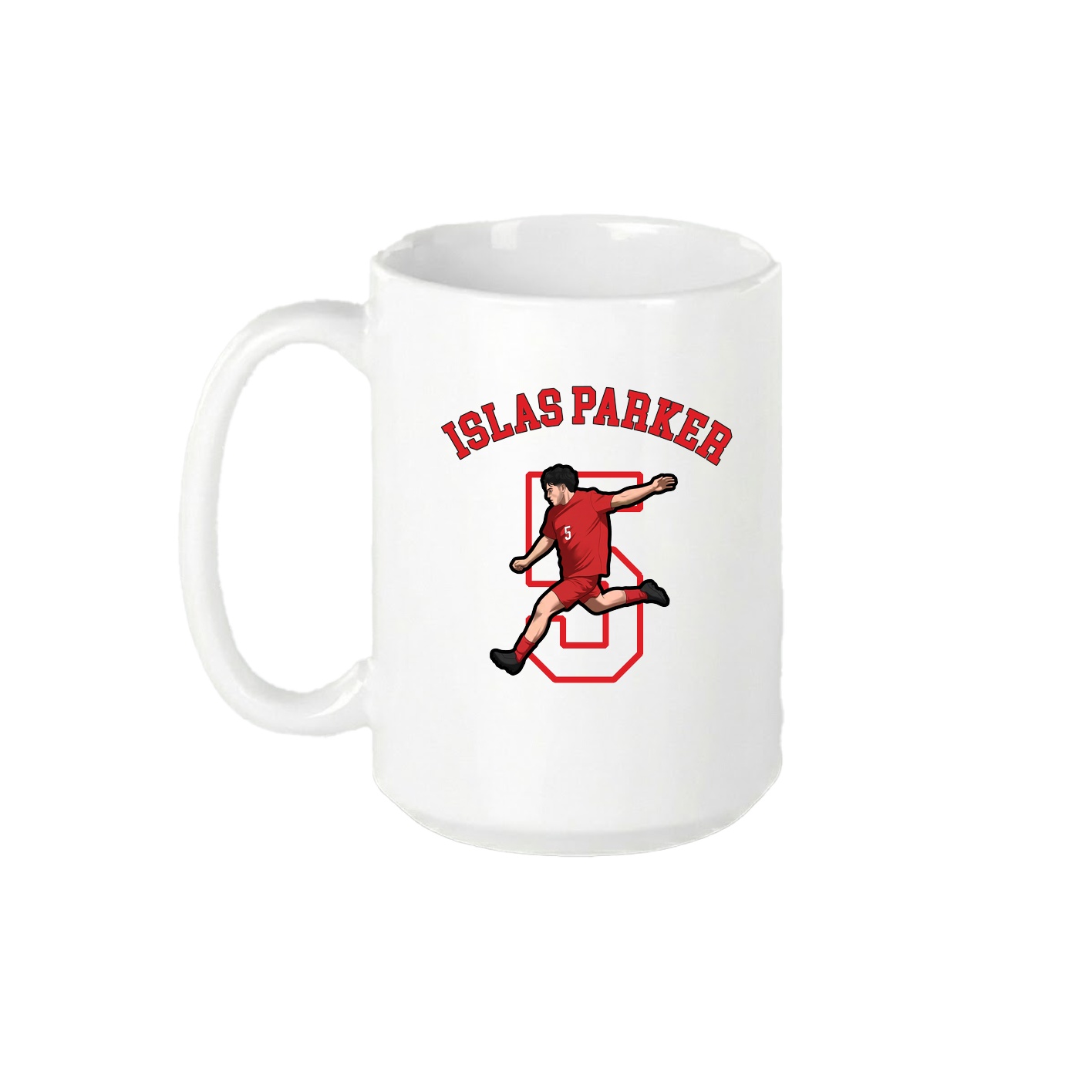 15oz Coffee Mug — Shirsey Arch in White