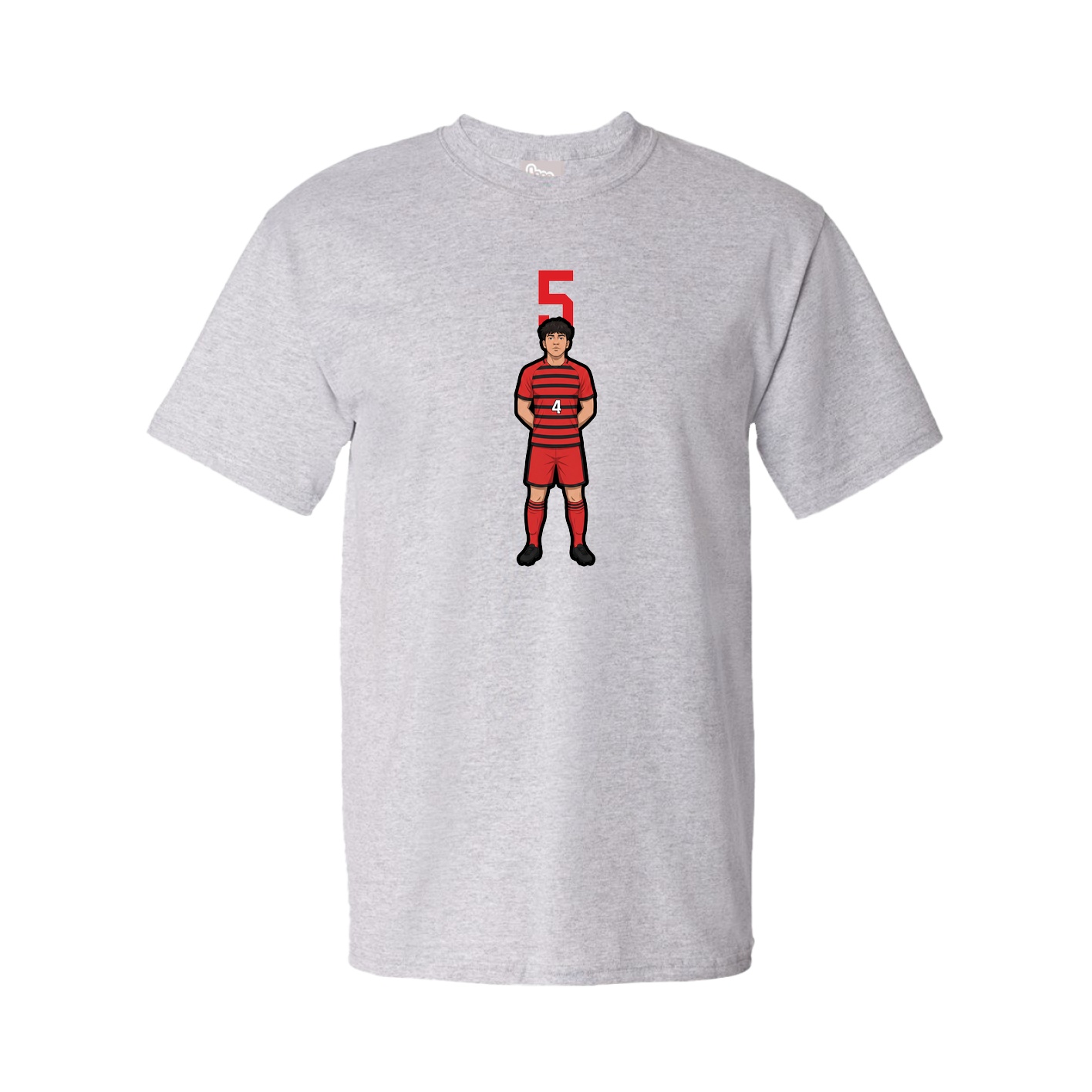 Tee — Number Top in Grey