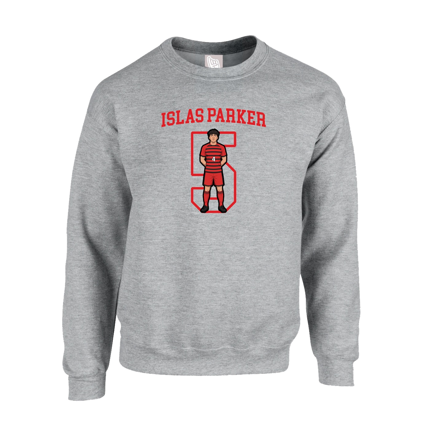 Fleece Crew — Shirsey in Grey