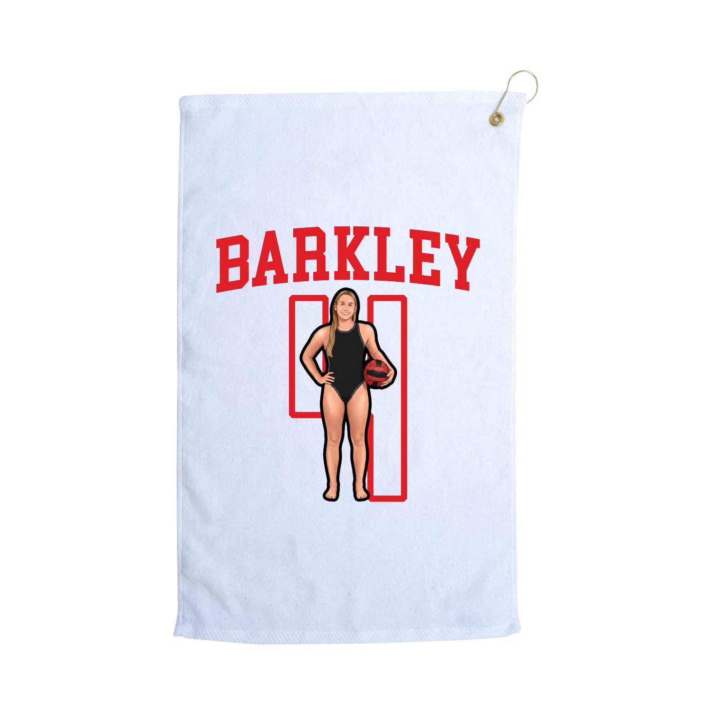Golf Towel — Shirsey in White