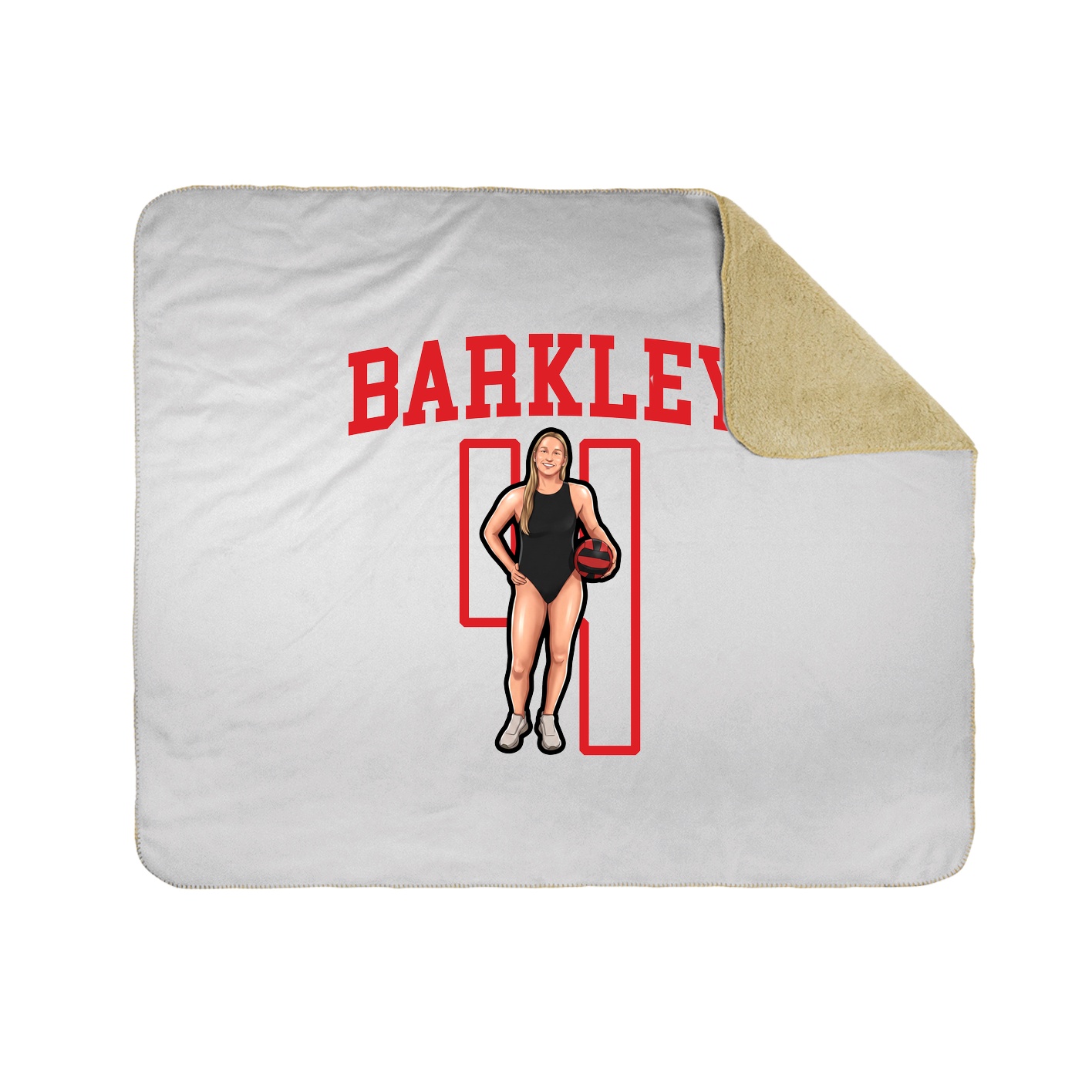 Throw Blanket — Shirsey in White