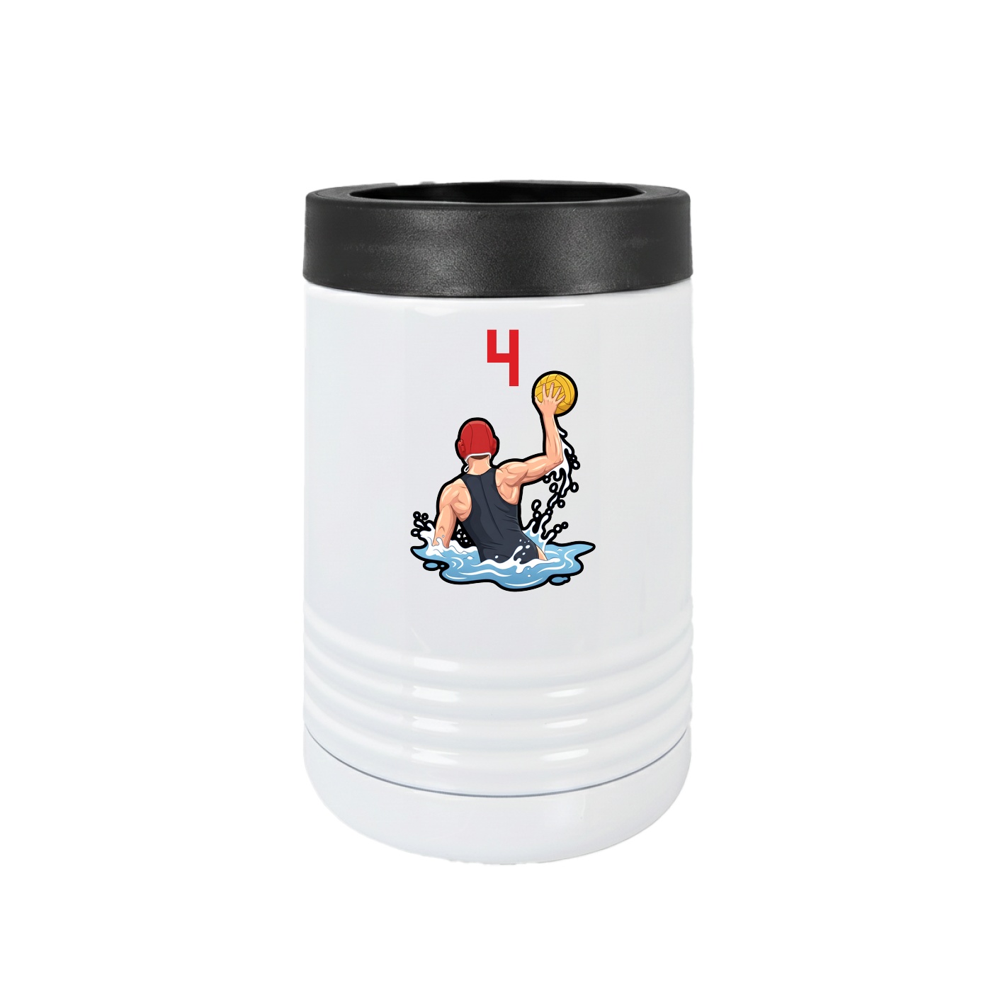 Beverage Holder — Number Top in White