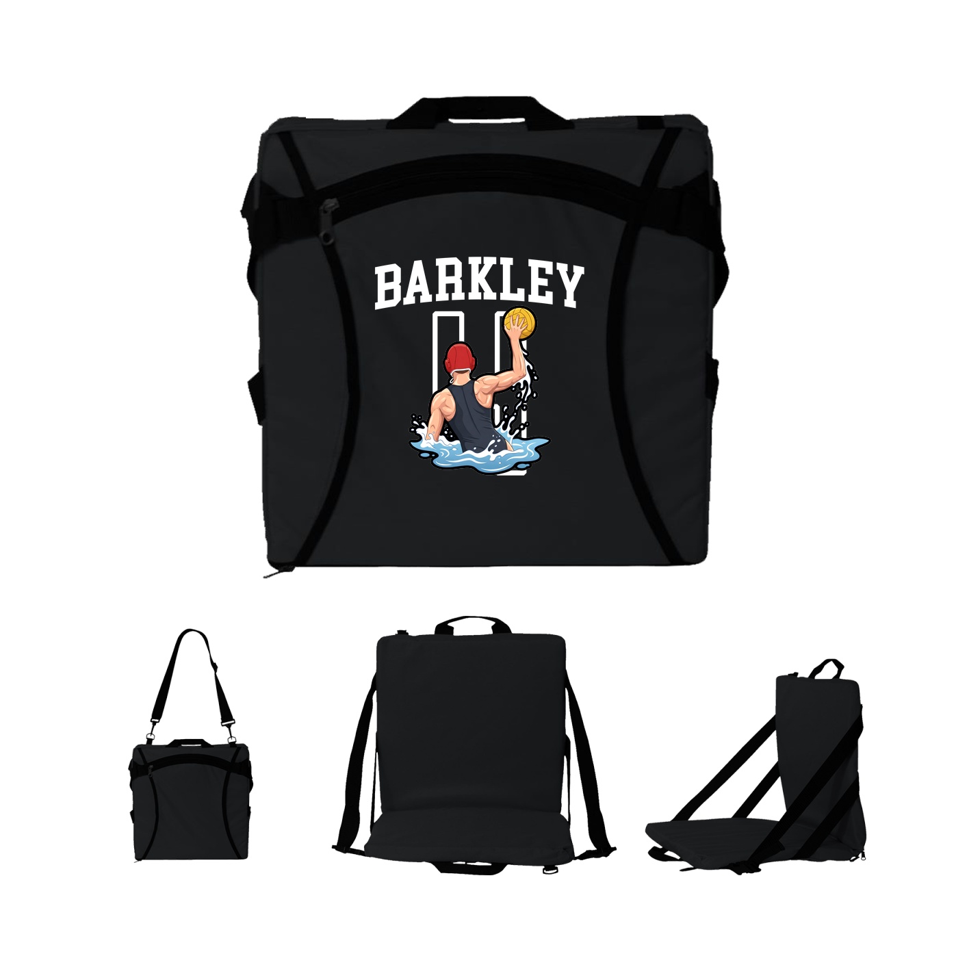 Folding Stadium Seat — Shirsey in Black