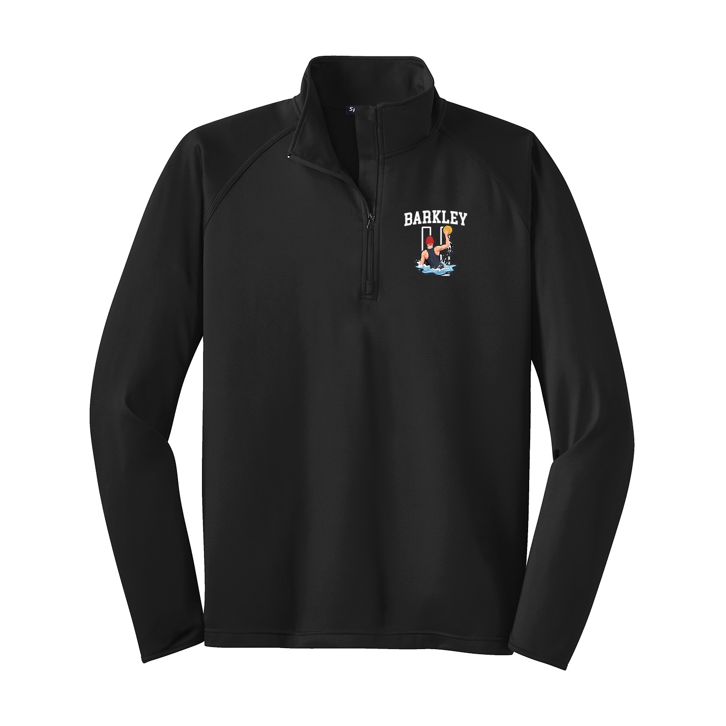Q-Zip Pullover — Shirsey in Black
