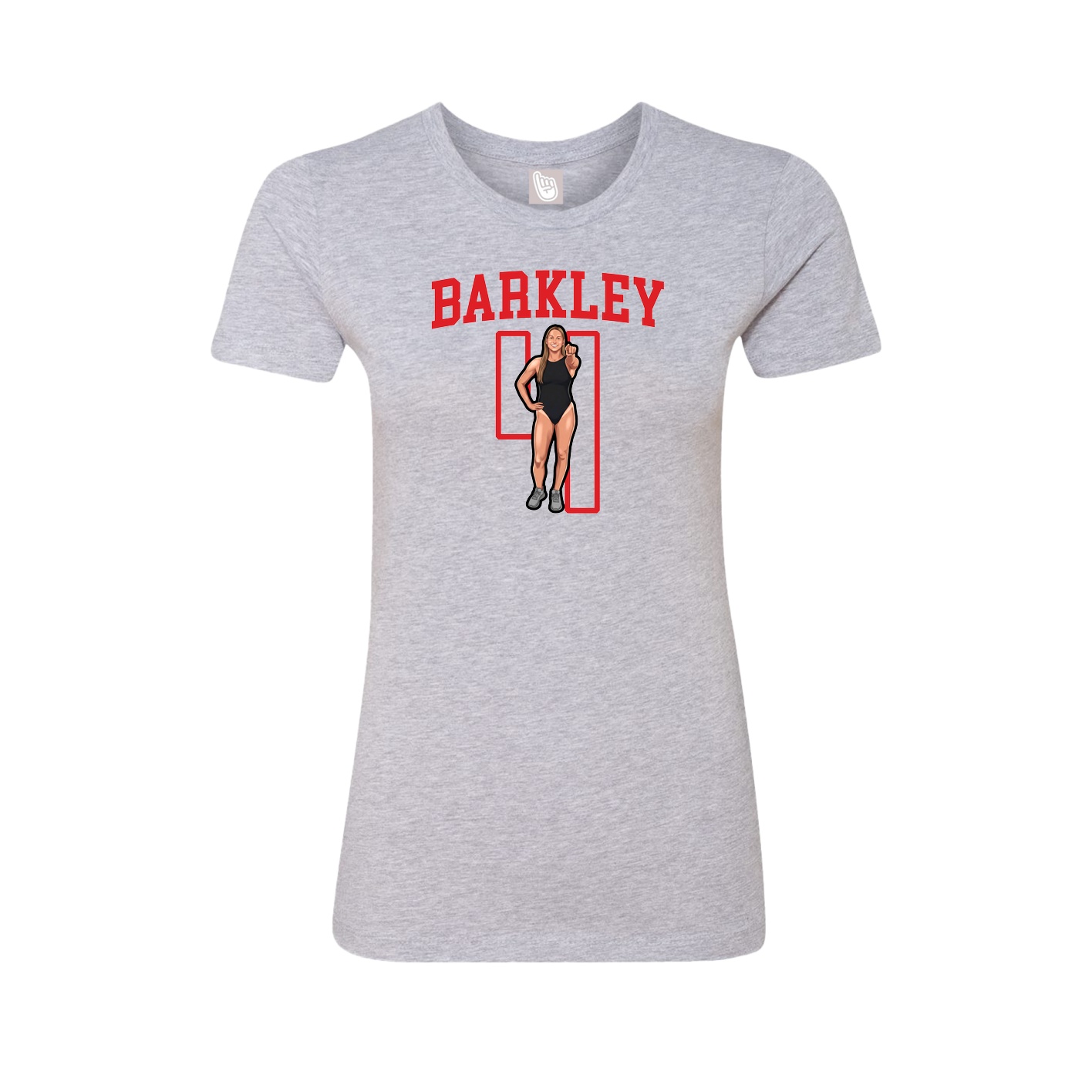 Fitted Women's Tee — Shirsey in Grey